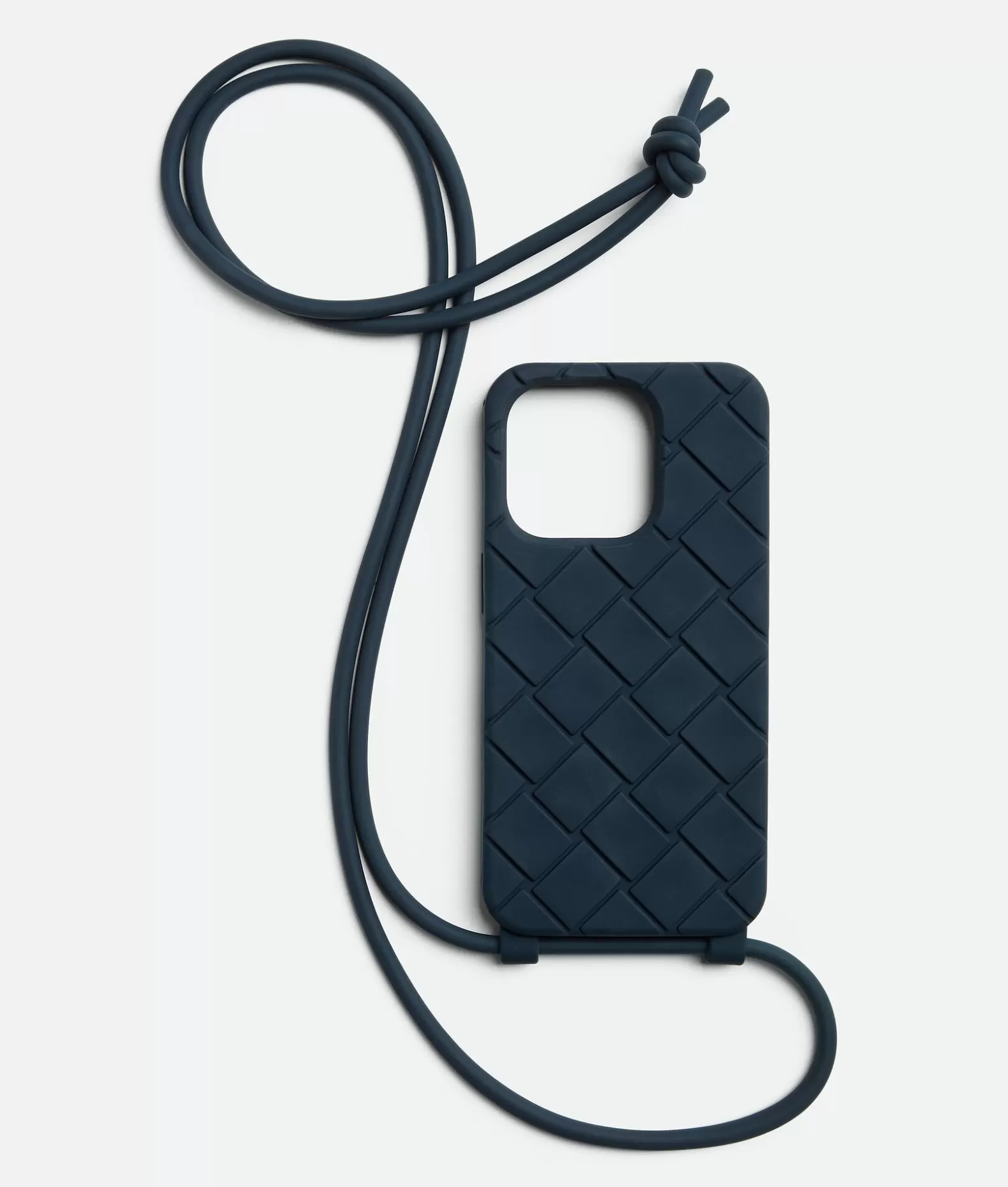 Tech | Tech^Bottega Veneta Custodia Per IPhone 15 Pro Con Tracolla Deep blue