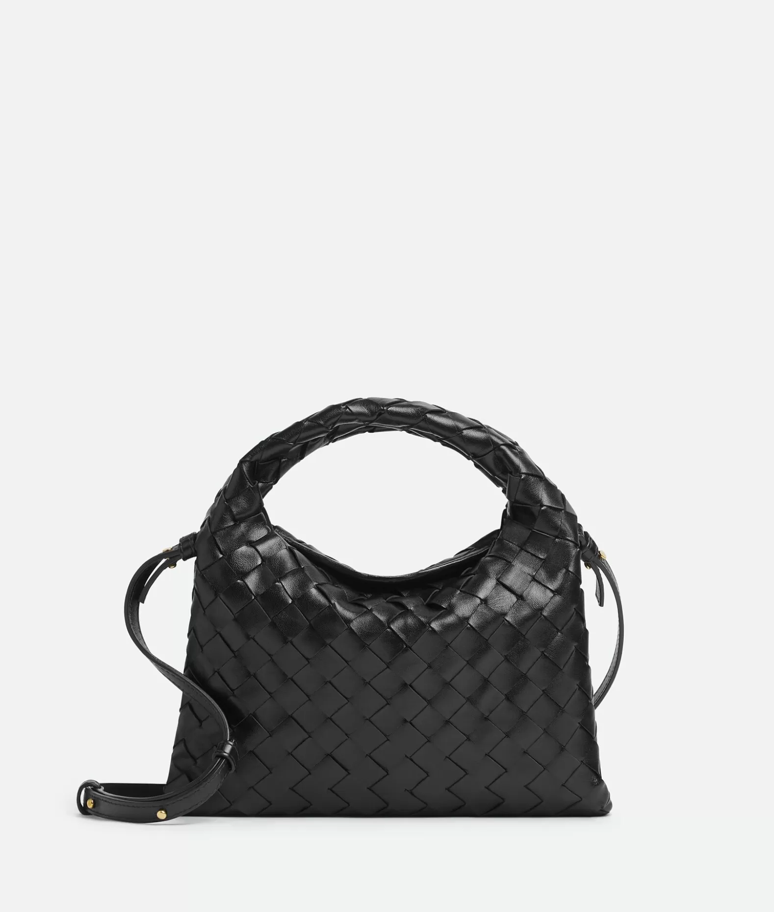 A Tracolla | Mini^Bottega Veneta Hop Mini Black