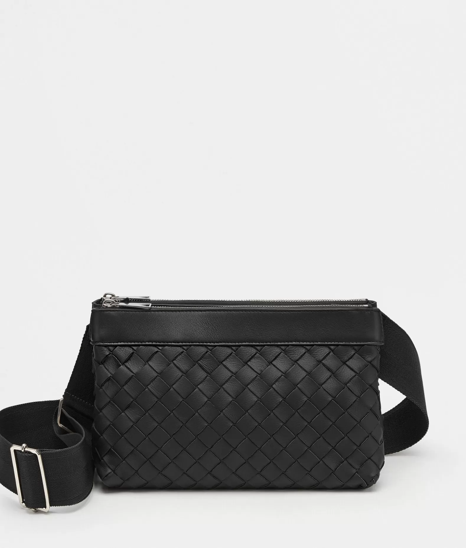 A Tracolla^Bottega Veneta Intrecciato Duo Black