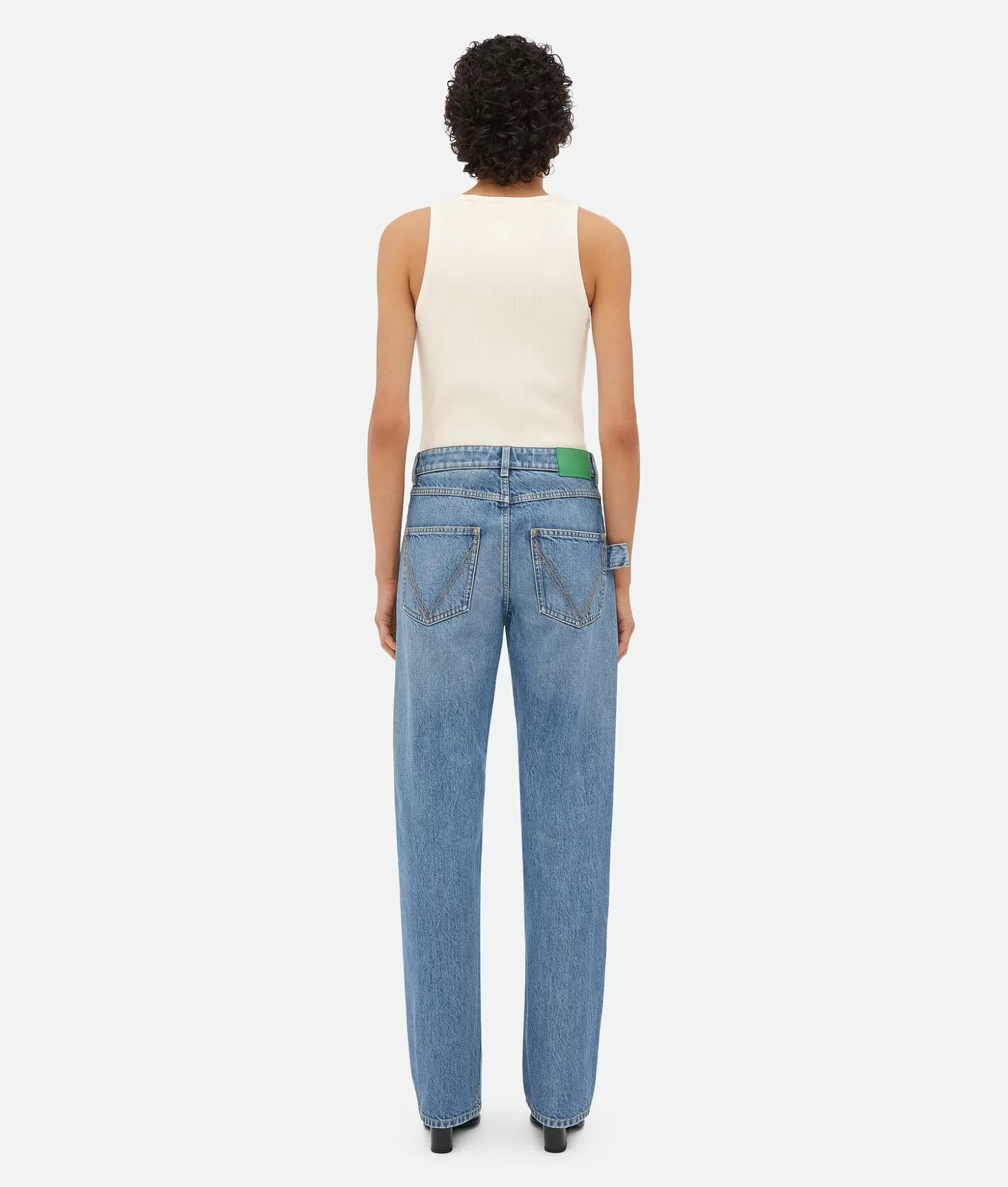 Denim^Bottega Veneta Jeans Boyfriend In Denim Vintage Indigo Mid blue