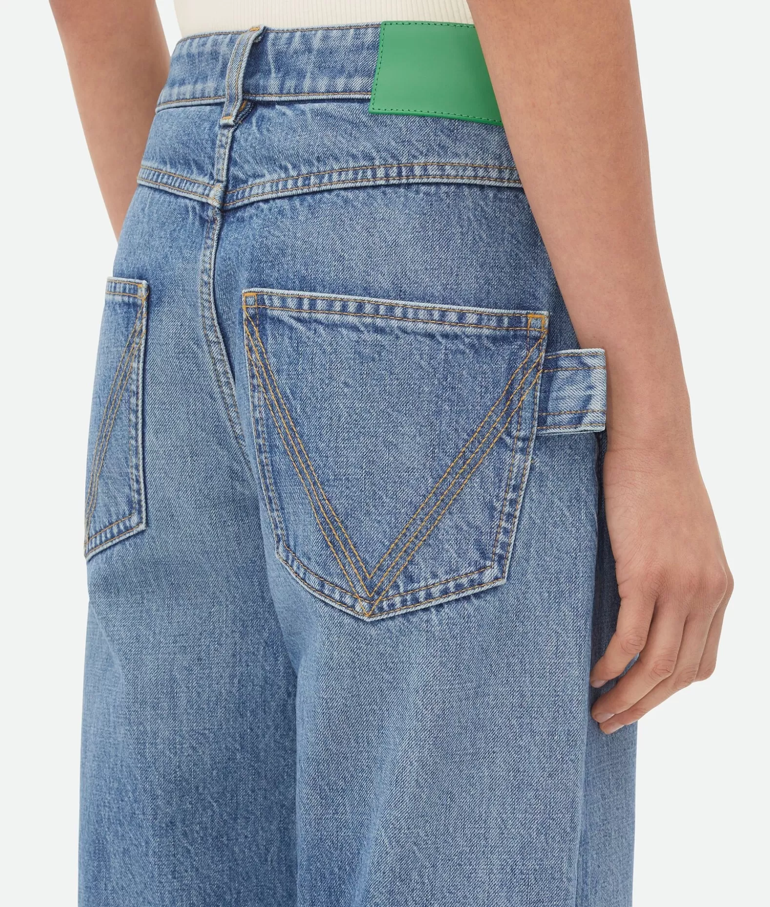 Denim^Bottega Veneta Jeans Boyfriend In Denim Vintage Indigo Mid blue