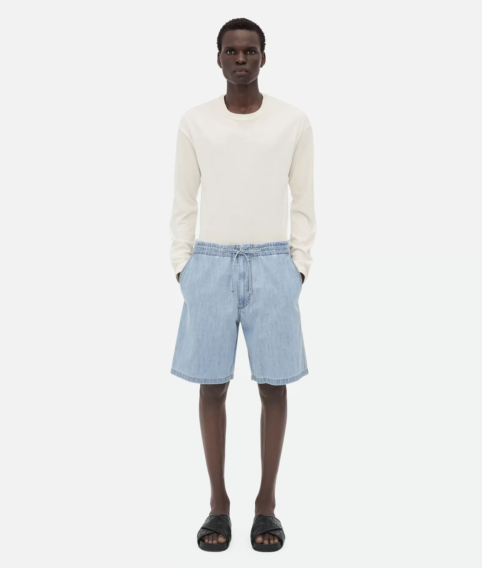 Denim^Bottega Veneta Jeans Elasticizzati In Denim Light bleach