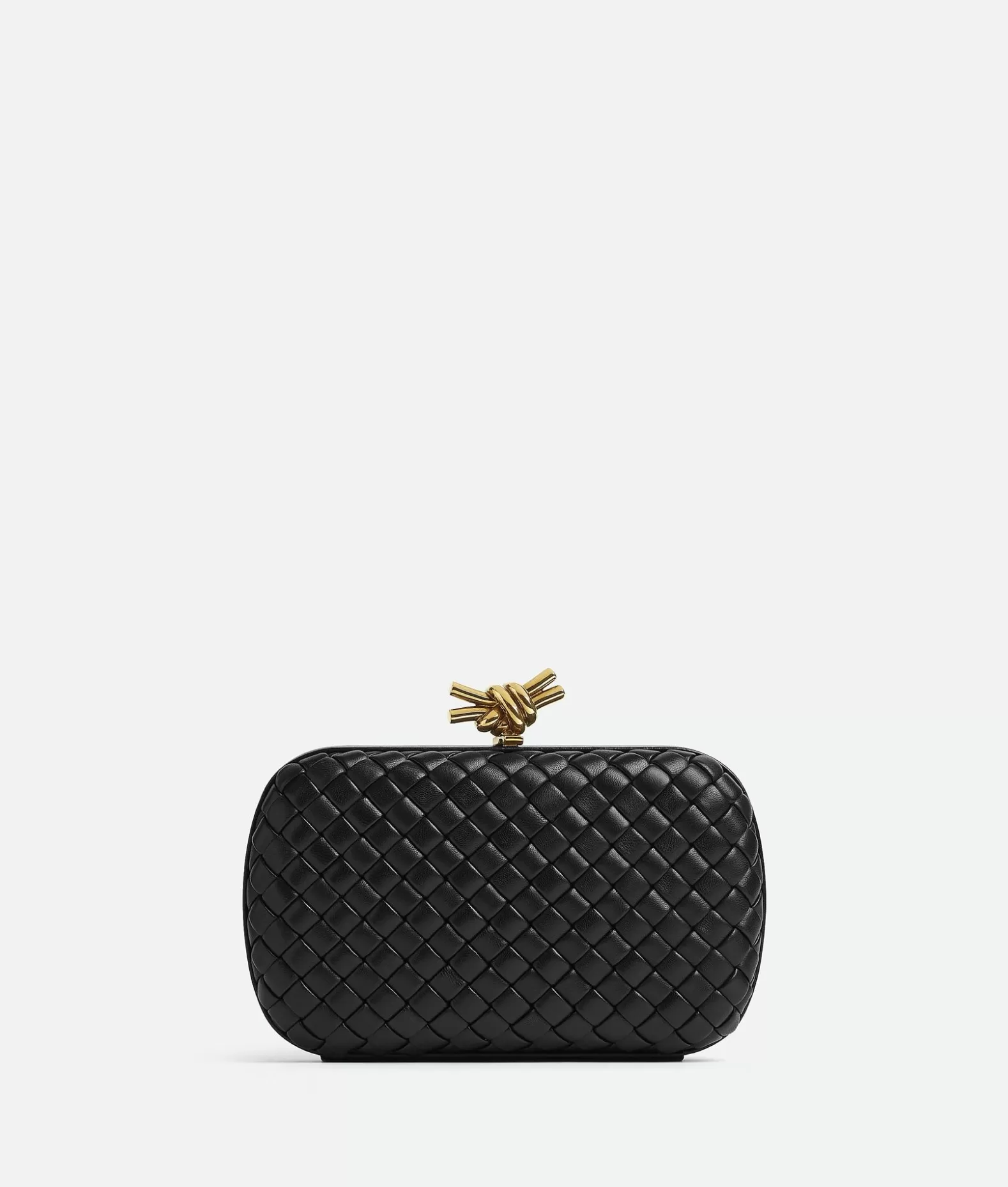 Pochette^Bottega Veneta Knot Black