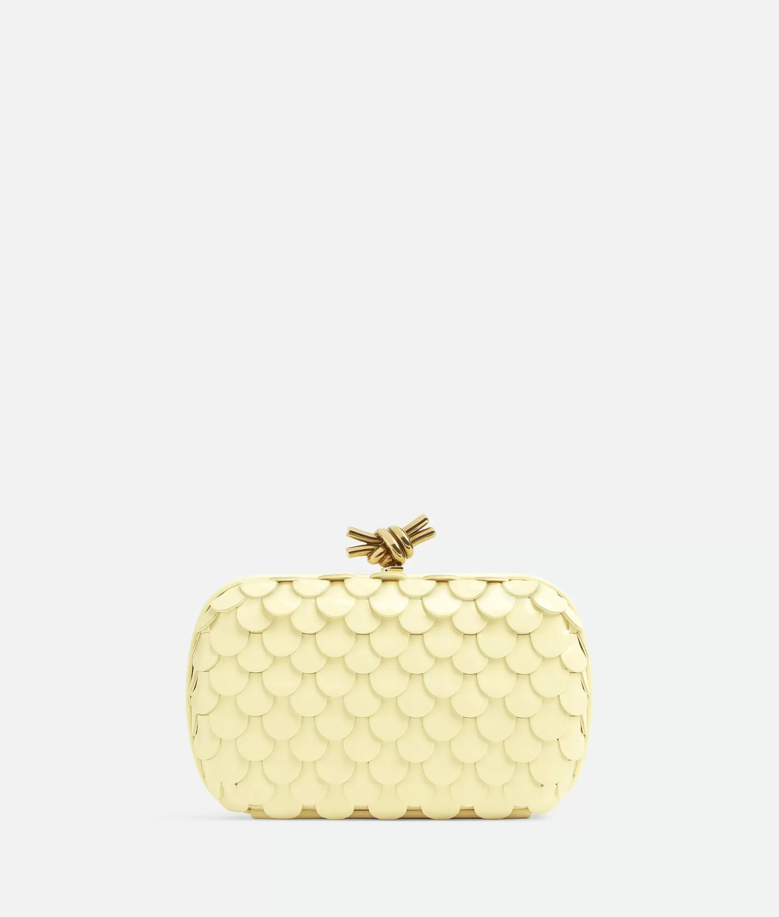 Pochette^Bottega Veneta Knot Camomile