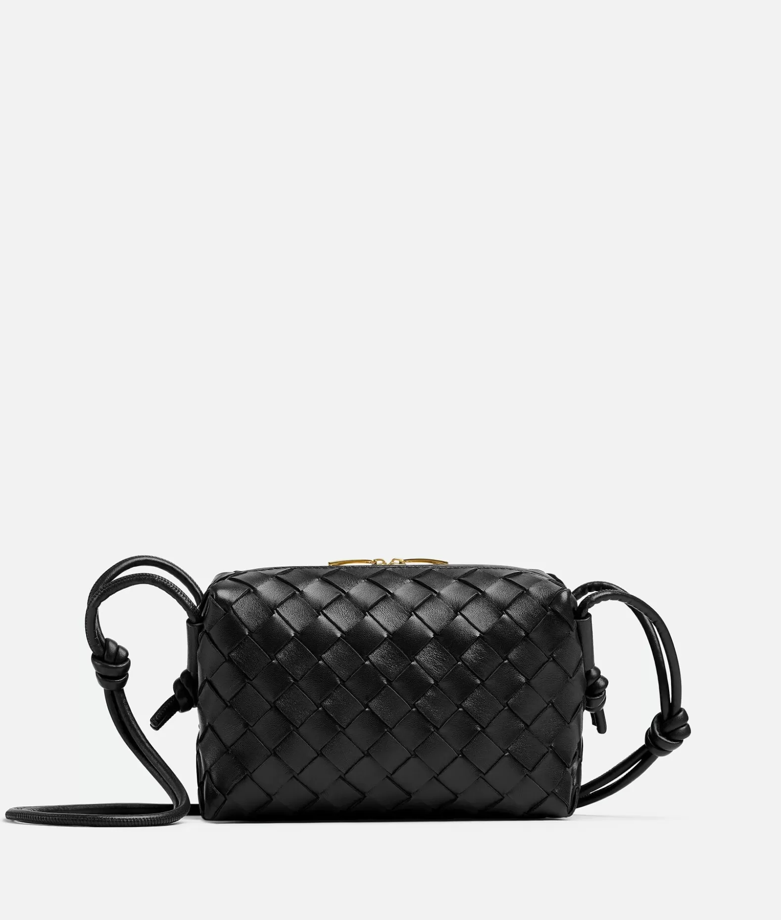 A Tracolla^Bottega Veneta Loop Camera Bag Mini Black