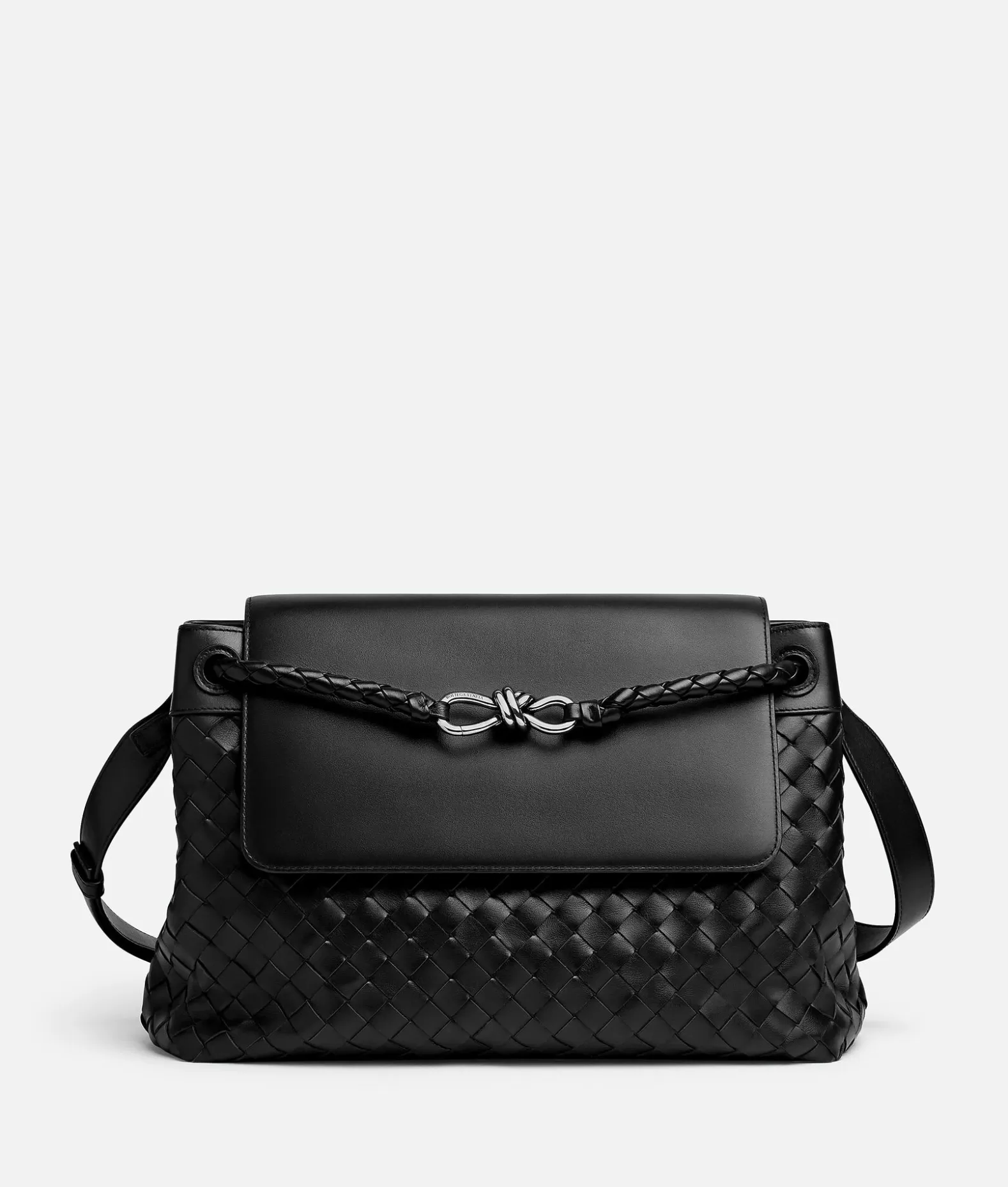 Shopper | A Tracolla^Bottega Veneta Messenger Andiamo Media Black