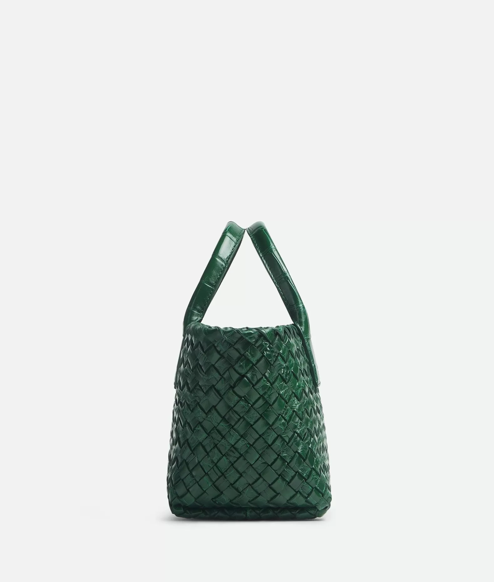 Mini^Bottega Veneta Mini Cabat Emerald green