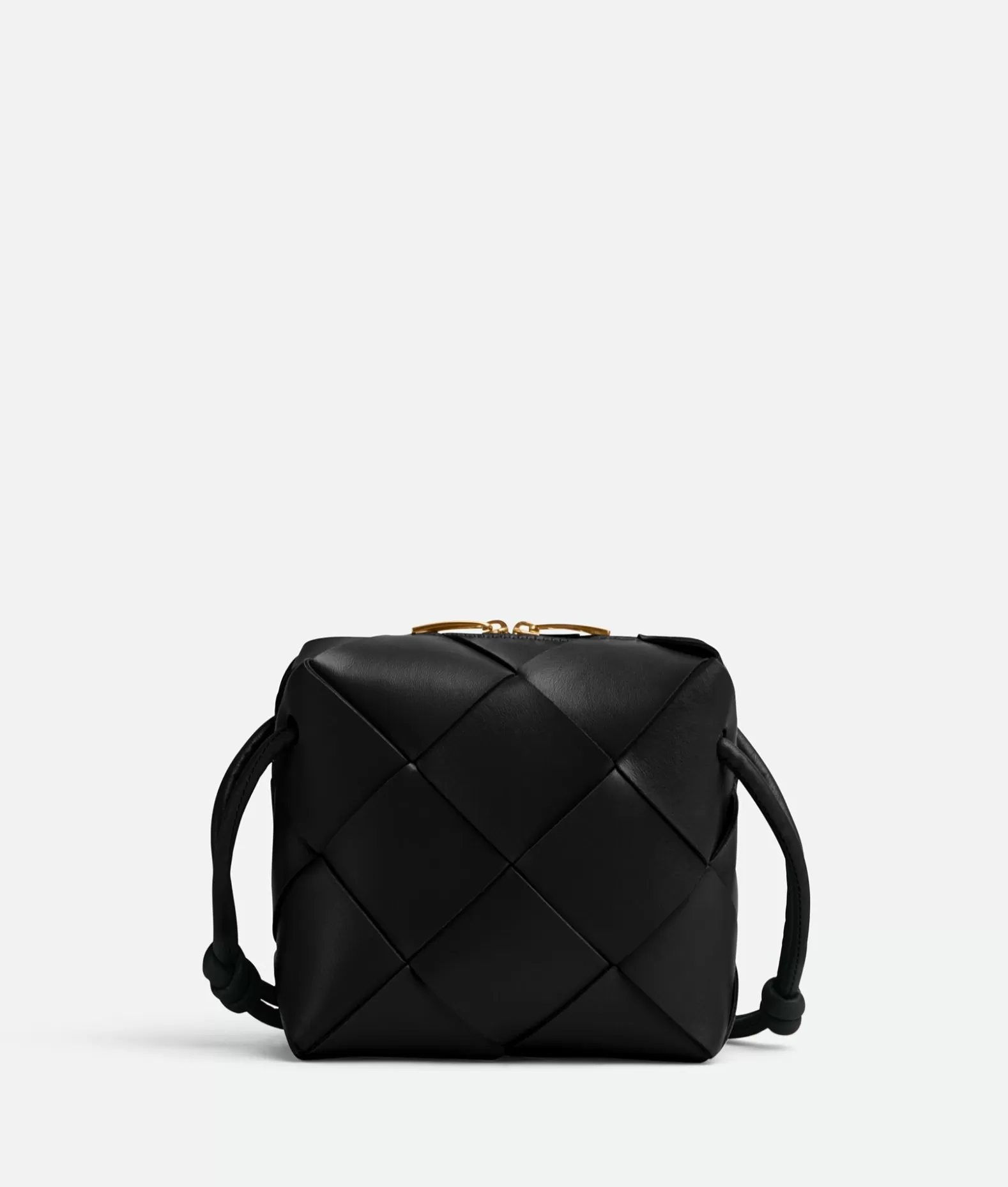 Mini^Bottega Veneta Mini Cassette Camera Bag Black