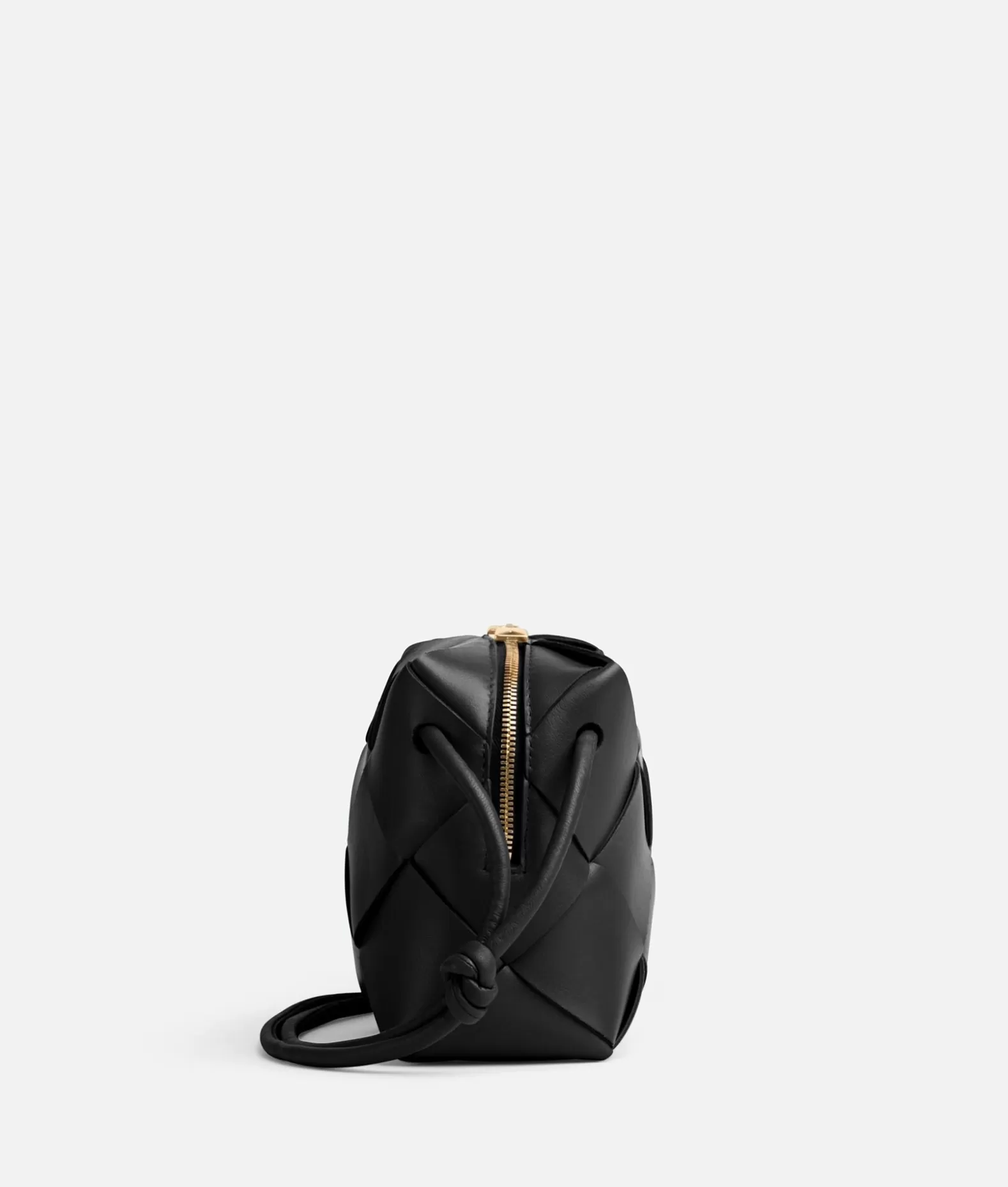 Mini^Bottega Veneta Mini Cassette Camera Bag Black