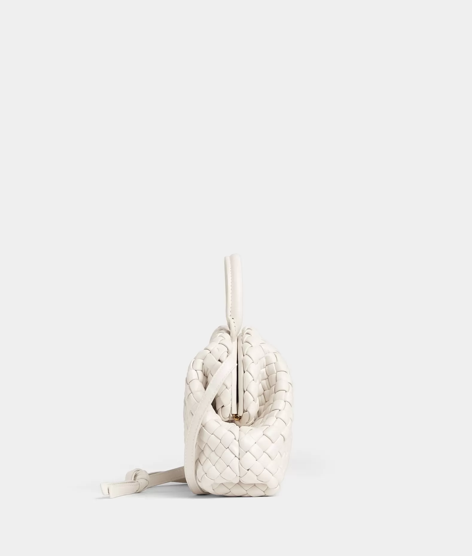 A Mano | Mini^Bottega Veneta Mini Handle Chalk