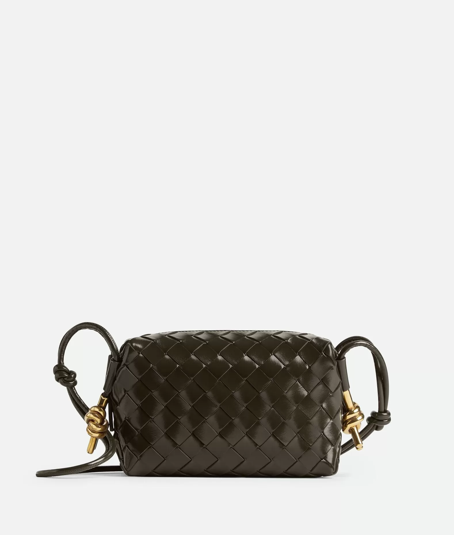 Mini^Bottega Veneta Mini Loop Camera Bag Kaki