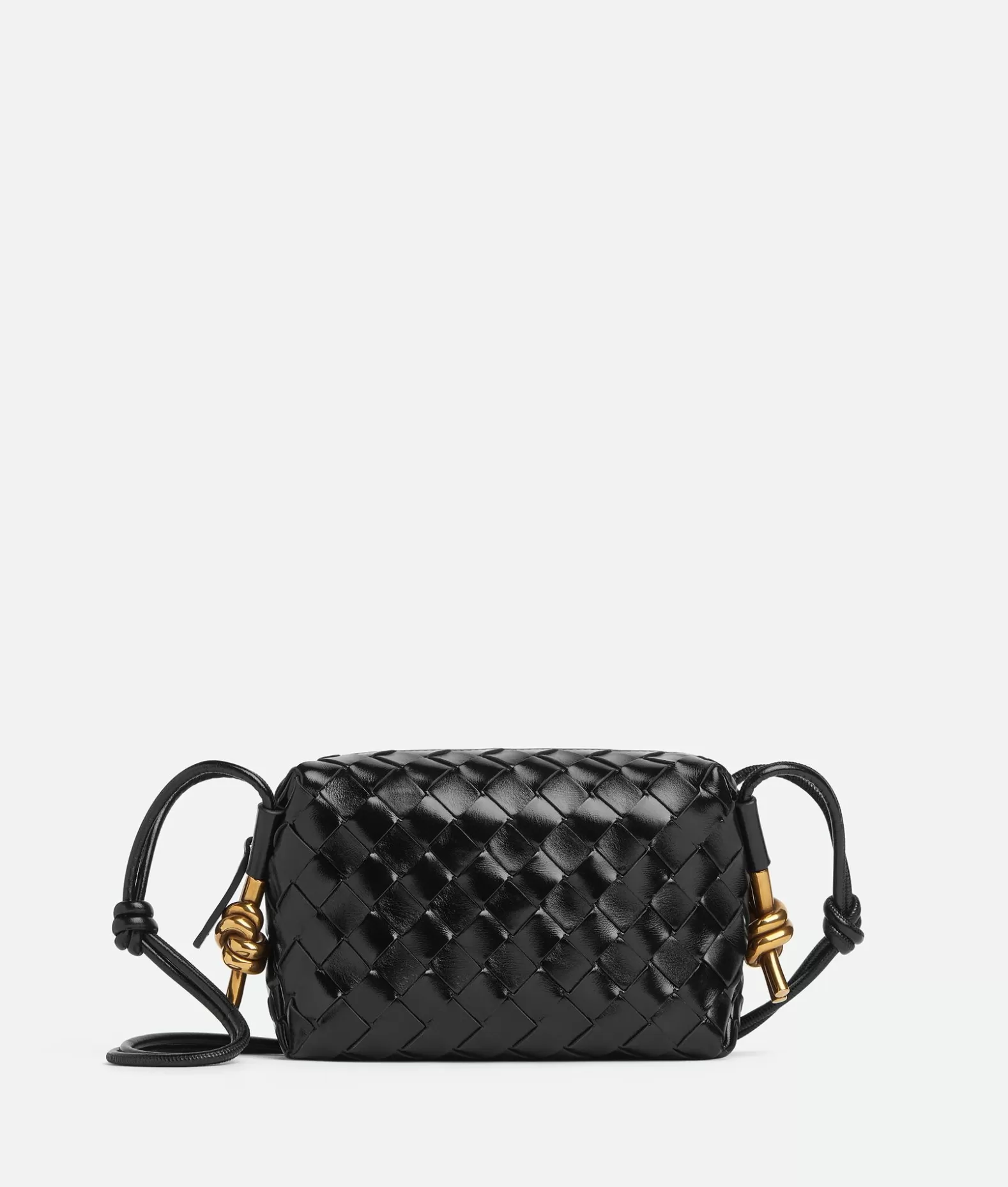 Mini^Bottega Veneta Mini Loop Camera Bag Black