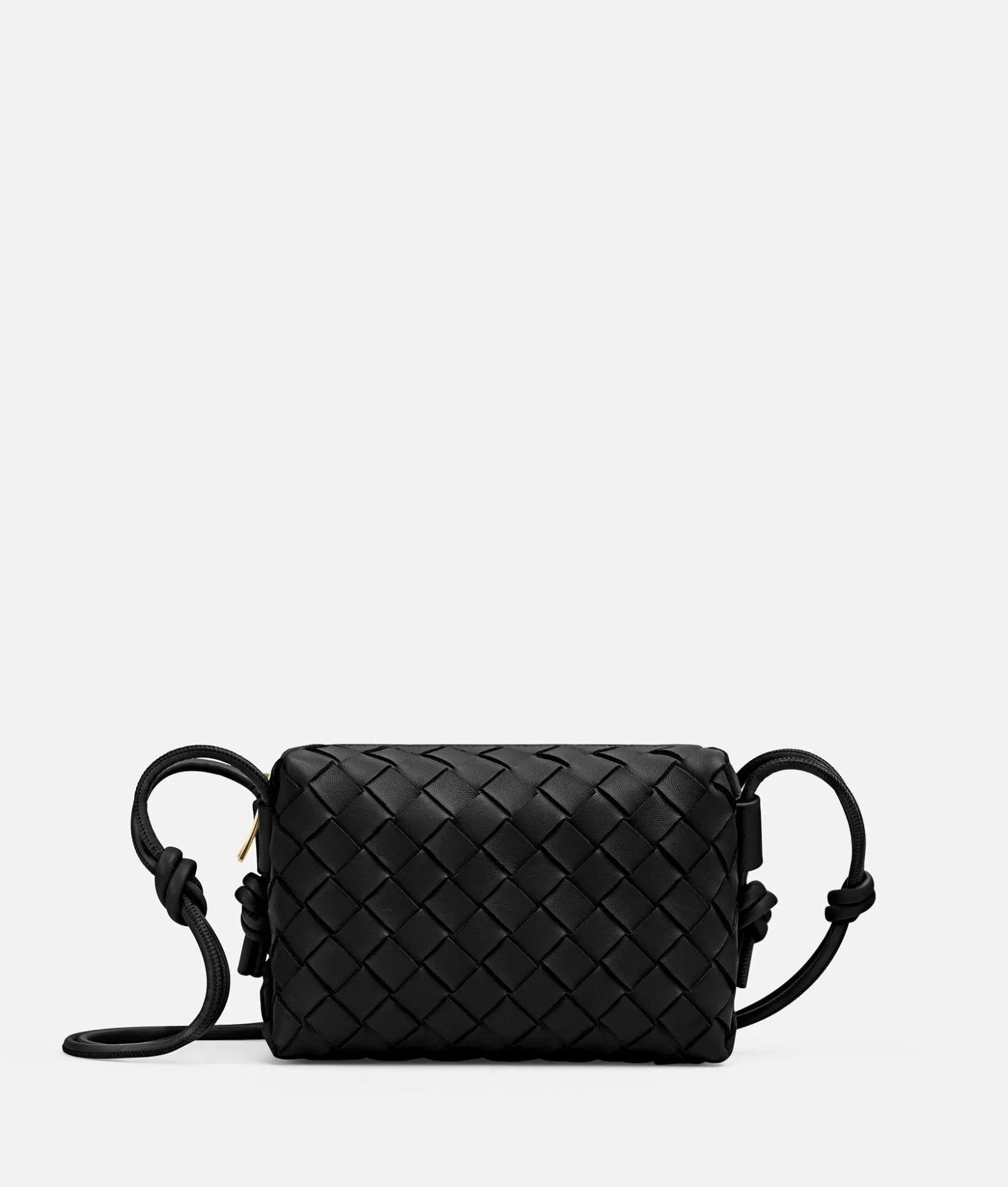 A Tracolla | Mini^Bottega Veneta Mini Loop Camera Bag Black