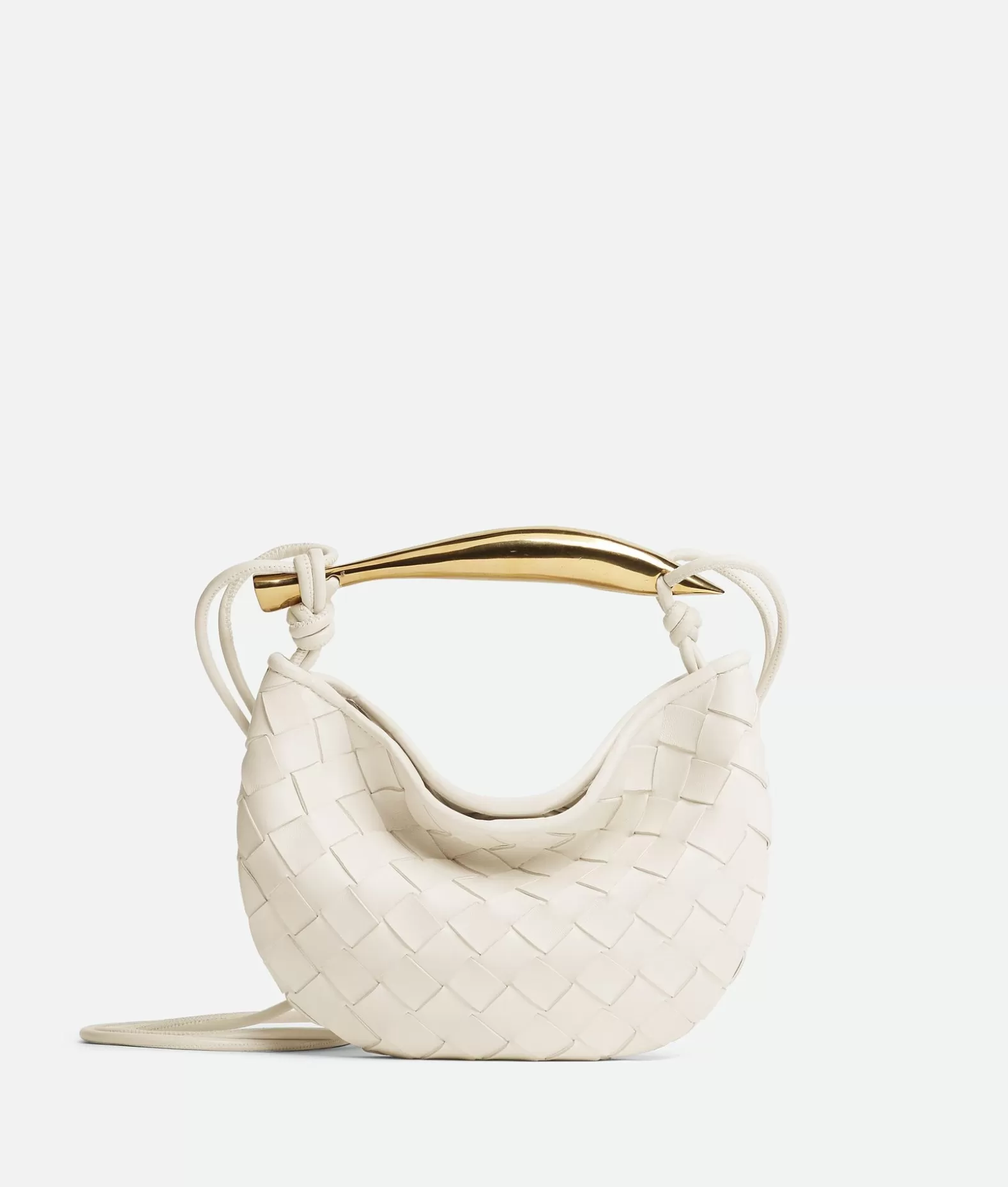 Mini^Bottega Veneta Mini Sardine Chalk