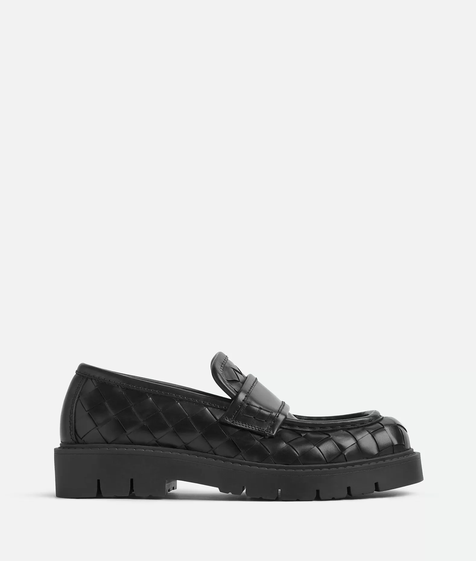 Scarpe Basse^Bottega Veneta Mocassini Haddock Black