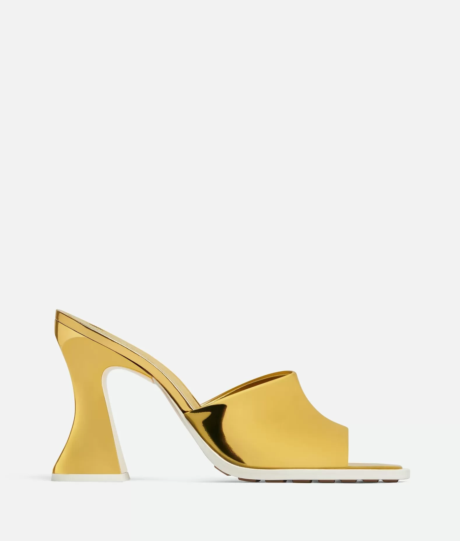 Sandali^Bottega Veneta Mule Cha-Cha Gold / White