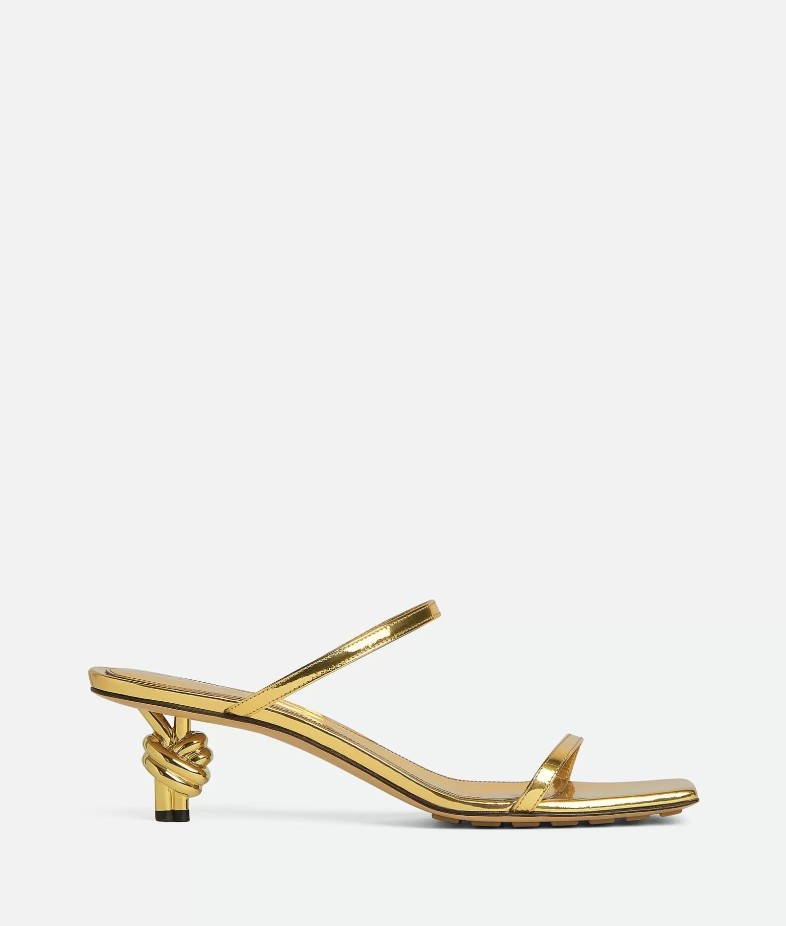 Sandali^Bottega Veneta Mule Knot Gold