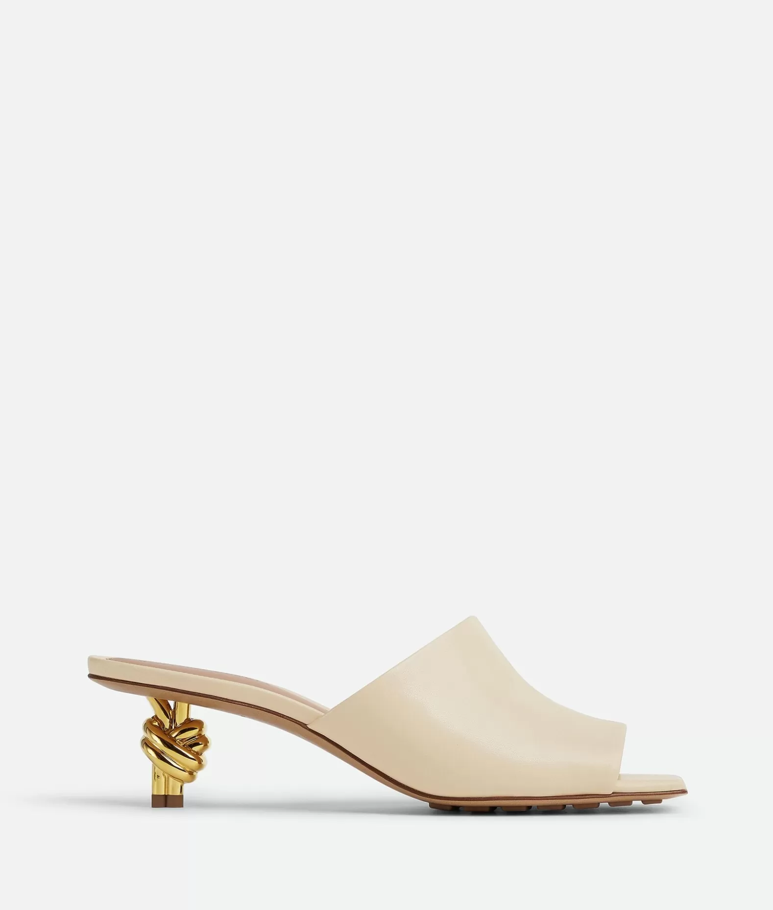 Sandali^Bottega Veneta Mule Knot Sea salt