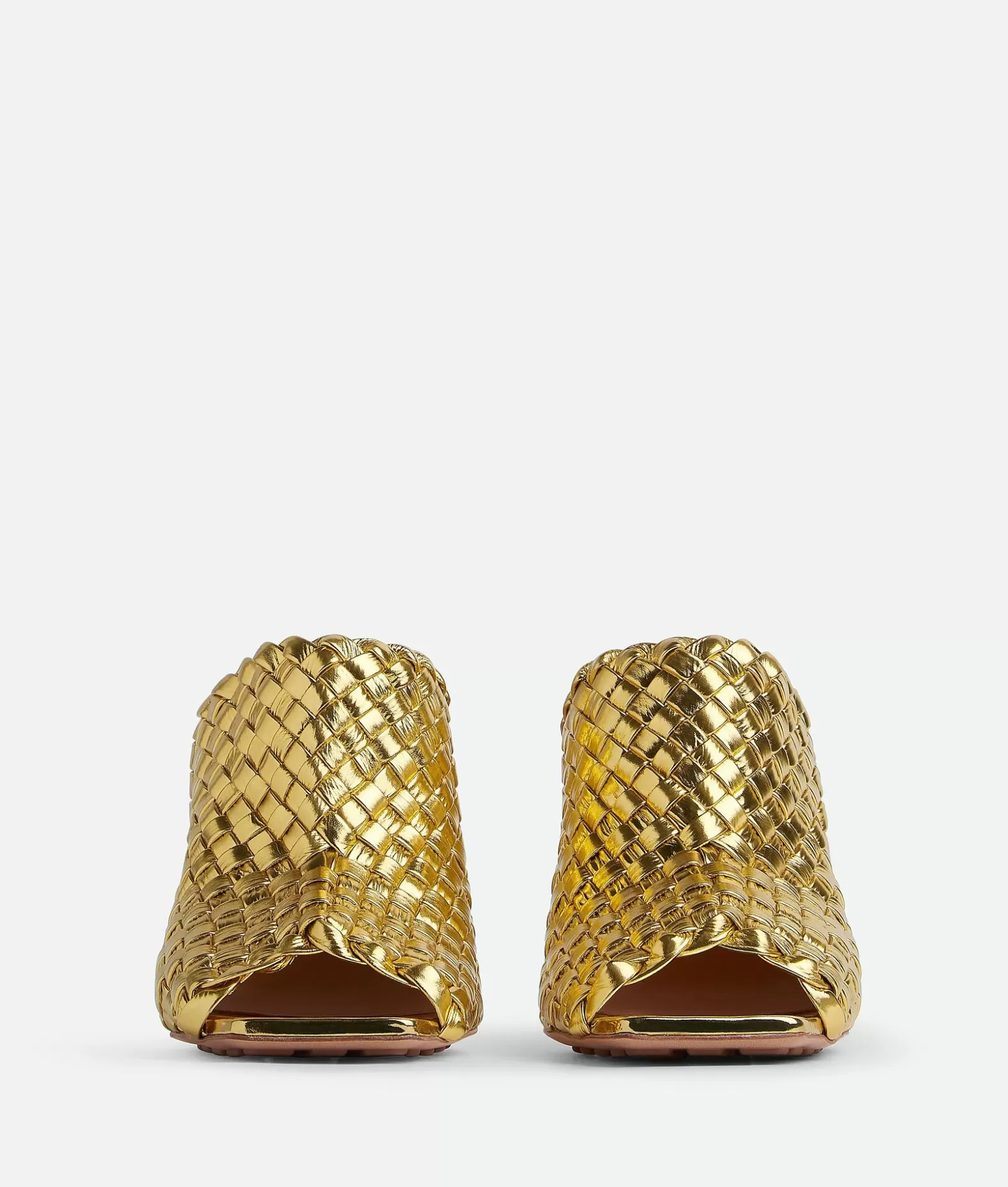 Sandali^Bottega Veneta Mule Knot Gold