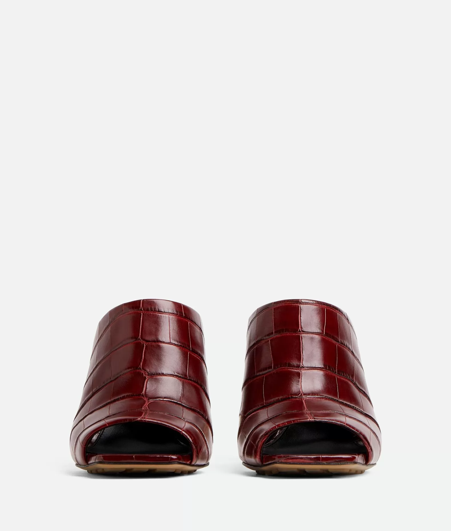 Sandali^Bottega Veneta Mule Knot Dark ruby