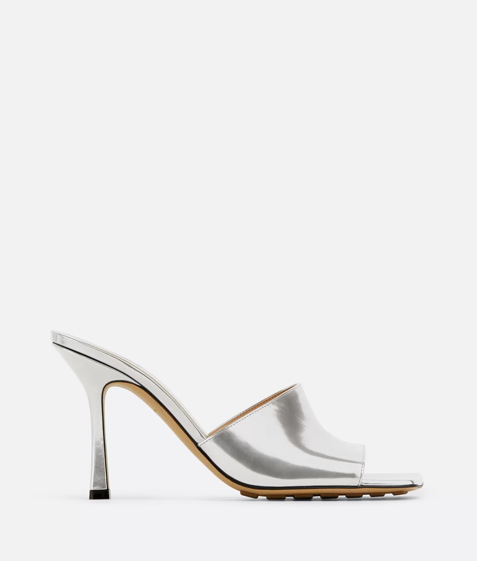 Sandali^Bottega Veneta Mule Stretch Silver