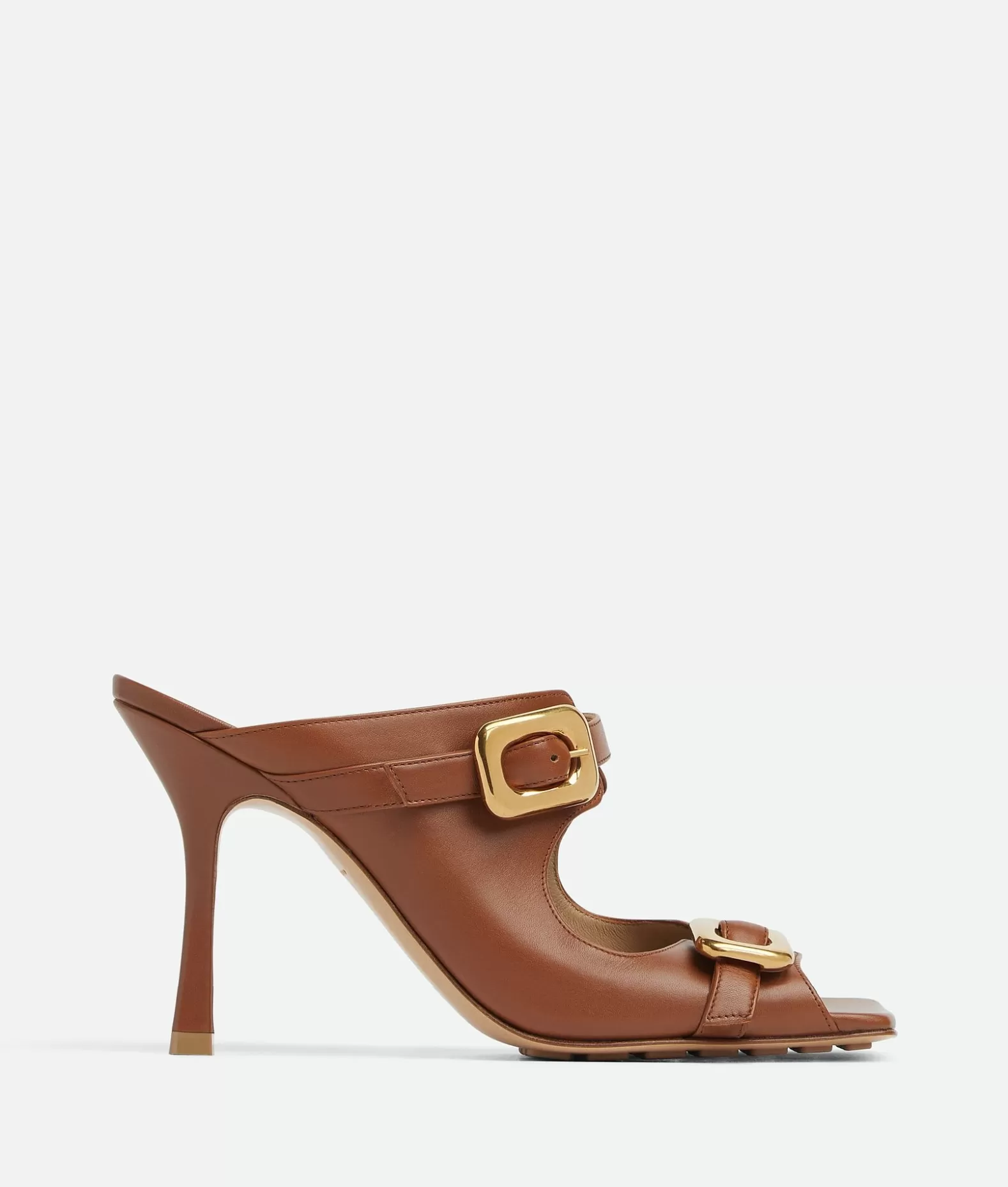 Sandali^Bottega Veneta Mule Stretch Buckle Caramel