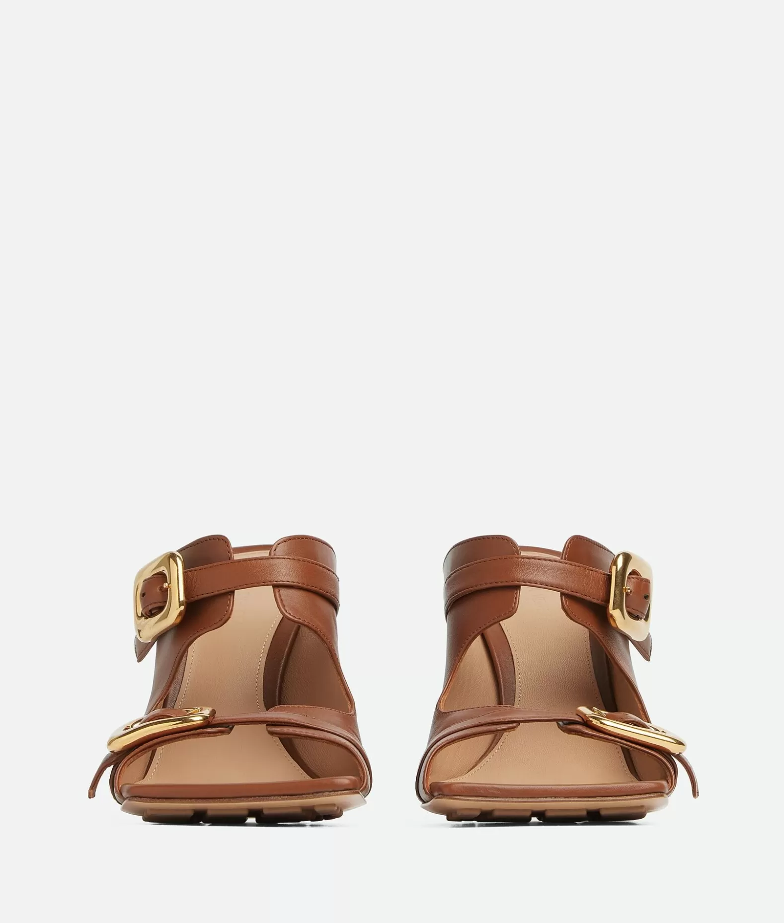 Sandali^Bottega Veneta Mule Stretch Buckle Caramel