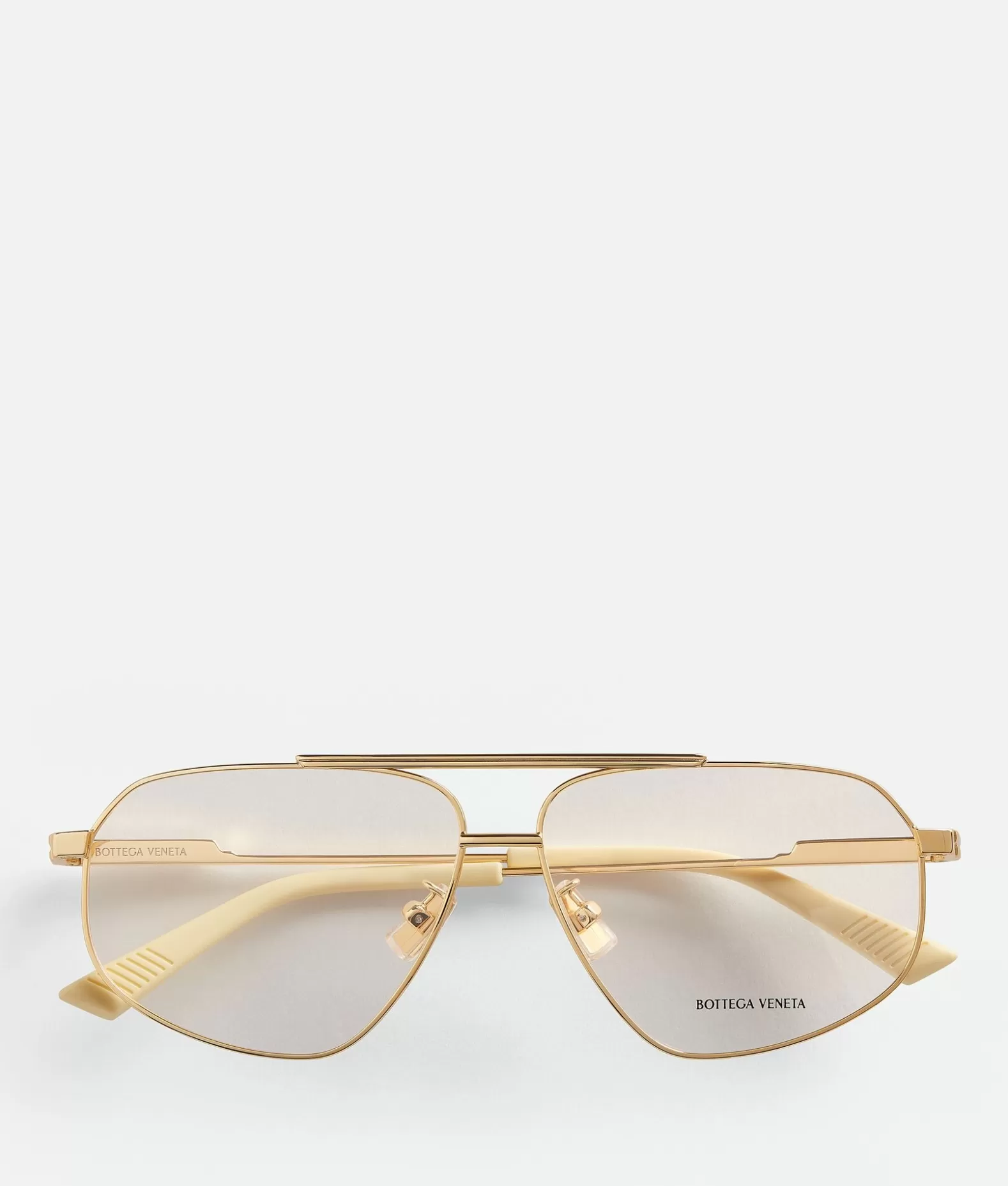 Occhiali Da Vista | Occhiali Da Vista^Bottega Veneta Occhiali Aviator Classic Metal Gold/transparent