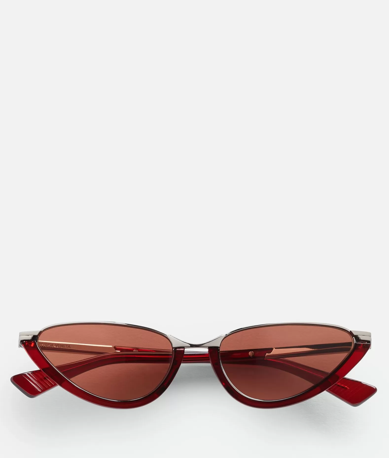 Occhiali Da Sole | Occhiali Da Sole^Bottega Veneta Occhiali Da Sole Cat-eye Classic Red/brown