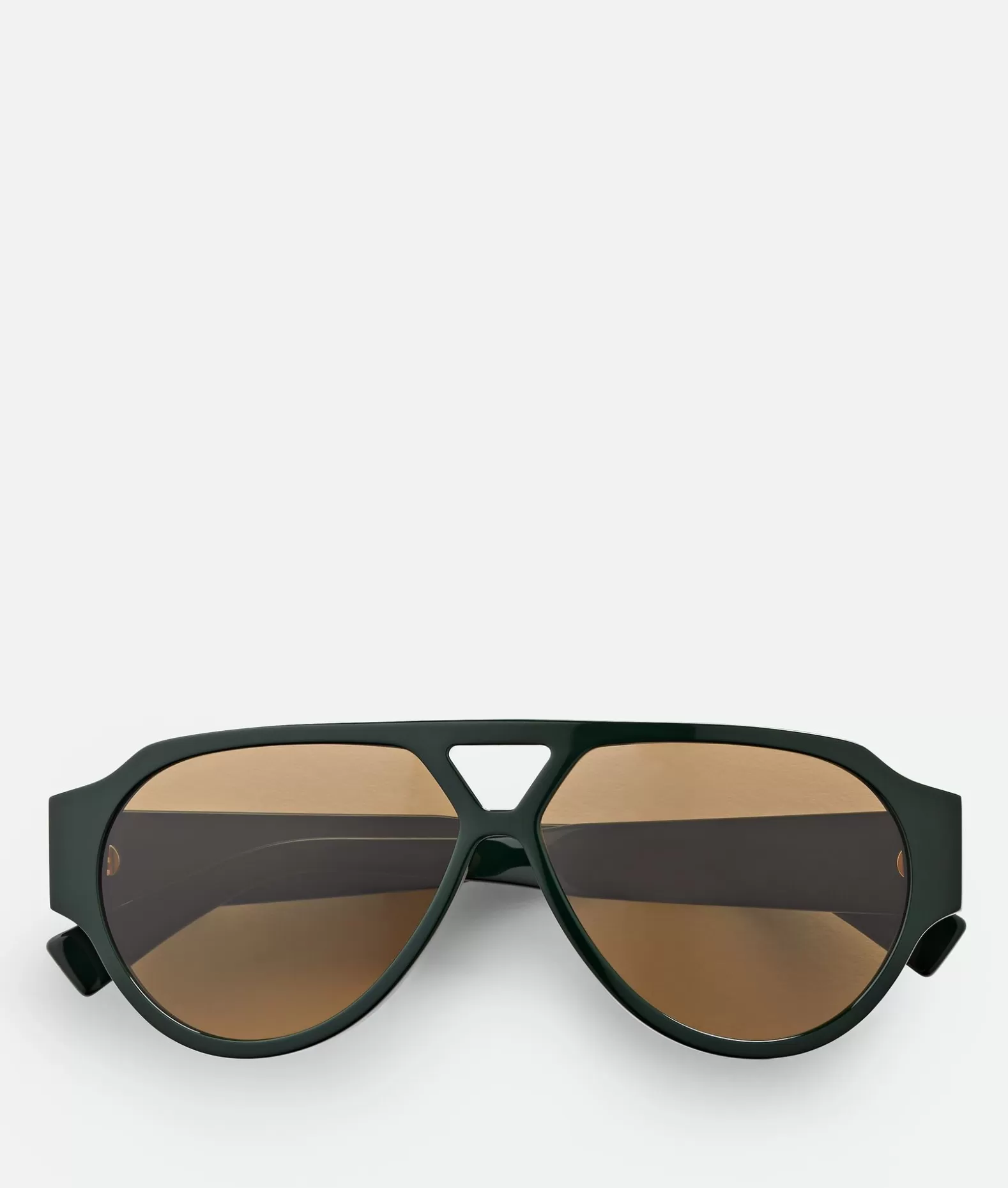 Occhiali Da Sole | Occhiali Da Sole^Bottega Veneta Occhiali Da Sole Soft Aviator Green/brown