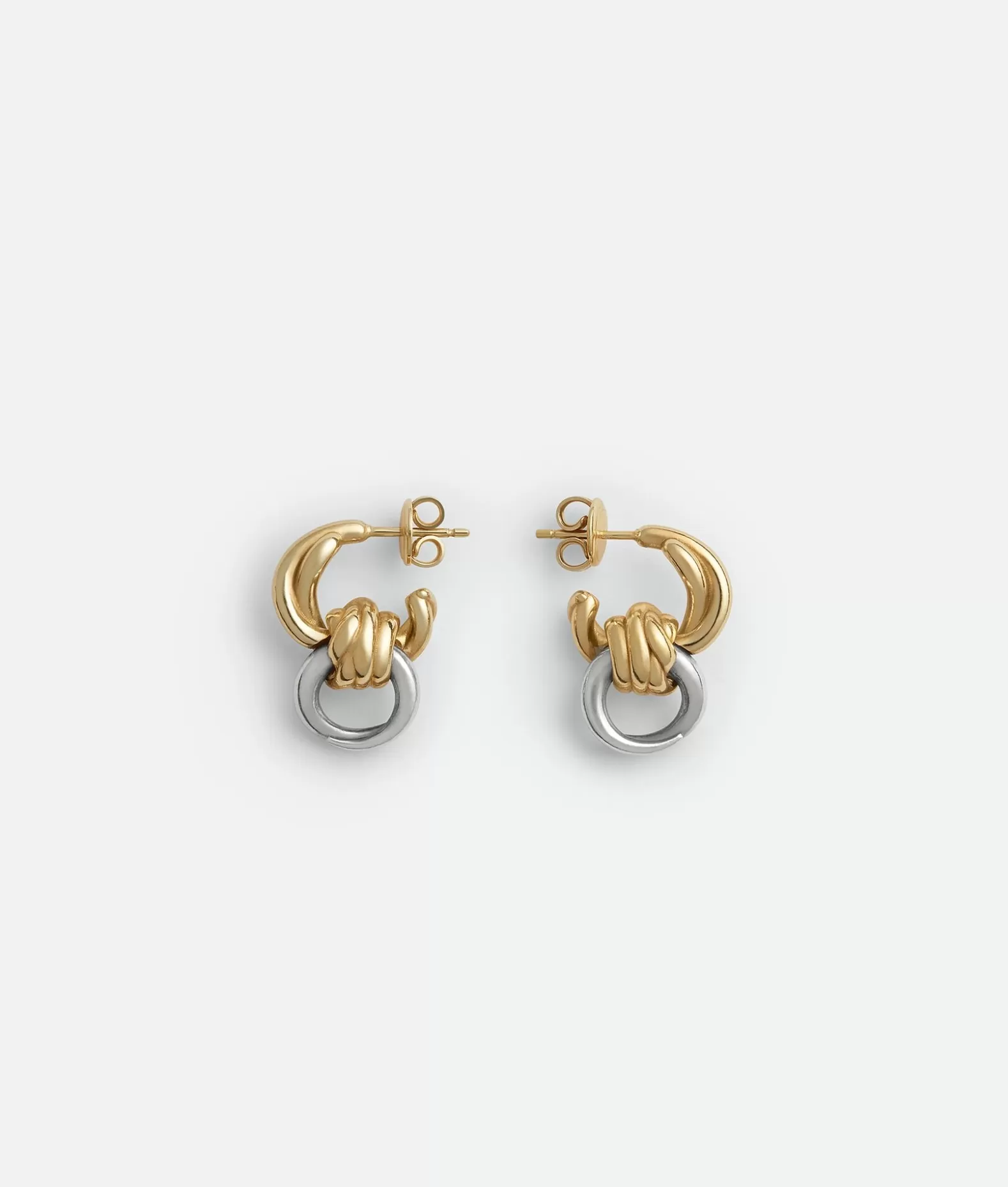 Orecchini^Bottega Veneta Orecchini Knot Silver/yellow gold