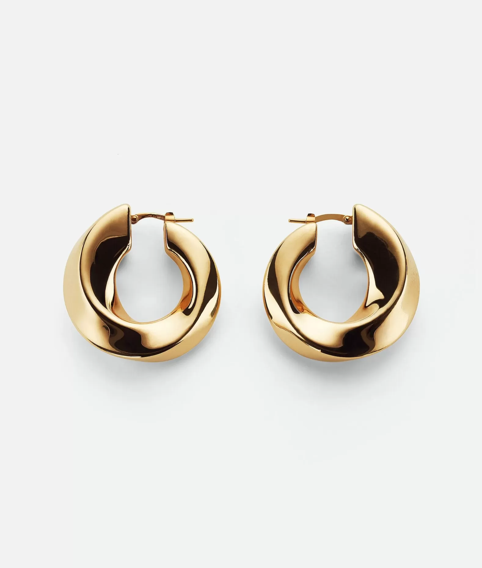 Orecchini^Bottega Veneta Orecchini Twist Hoop Yellow gold