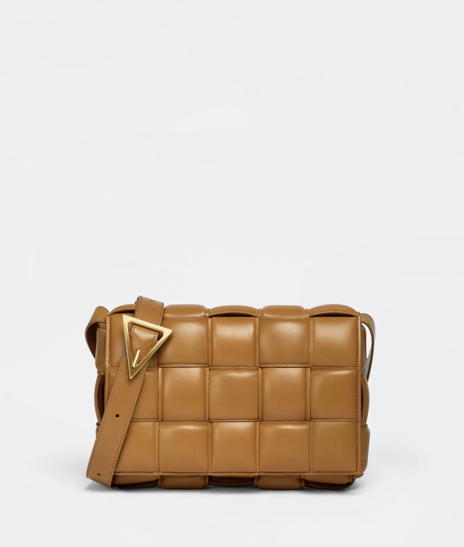 A Tracolla^Bottega Veneta Padded Cassette Caramel