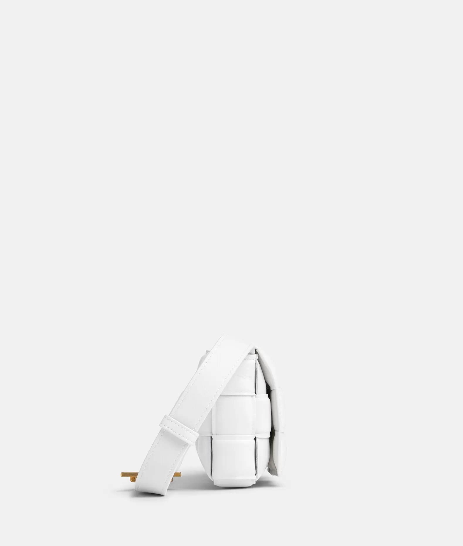 A Tracolla^Bottega Veneta Padded Cassette Piccola White