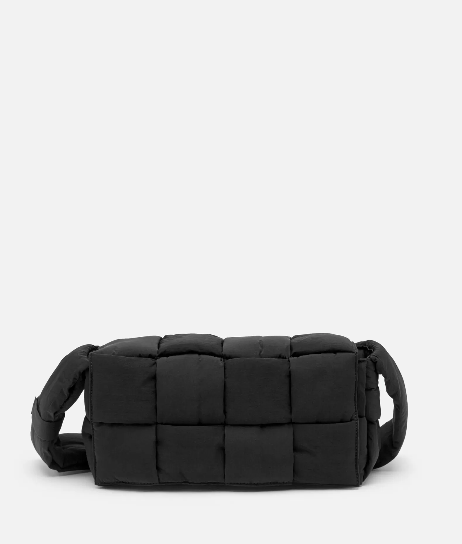 A Tracolla^Bottega Veneta Padded Tech Cassette Black