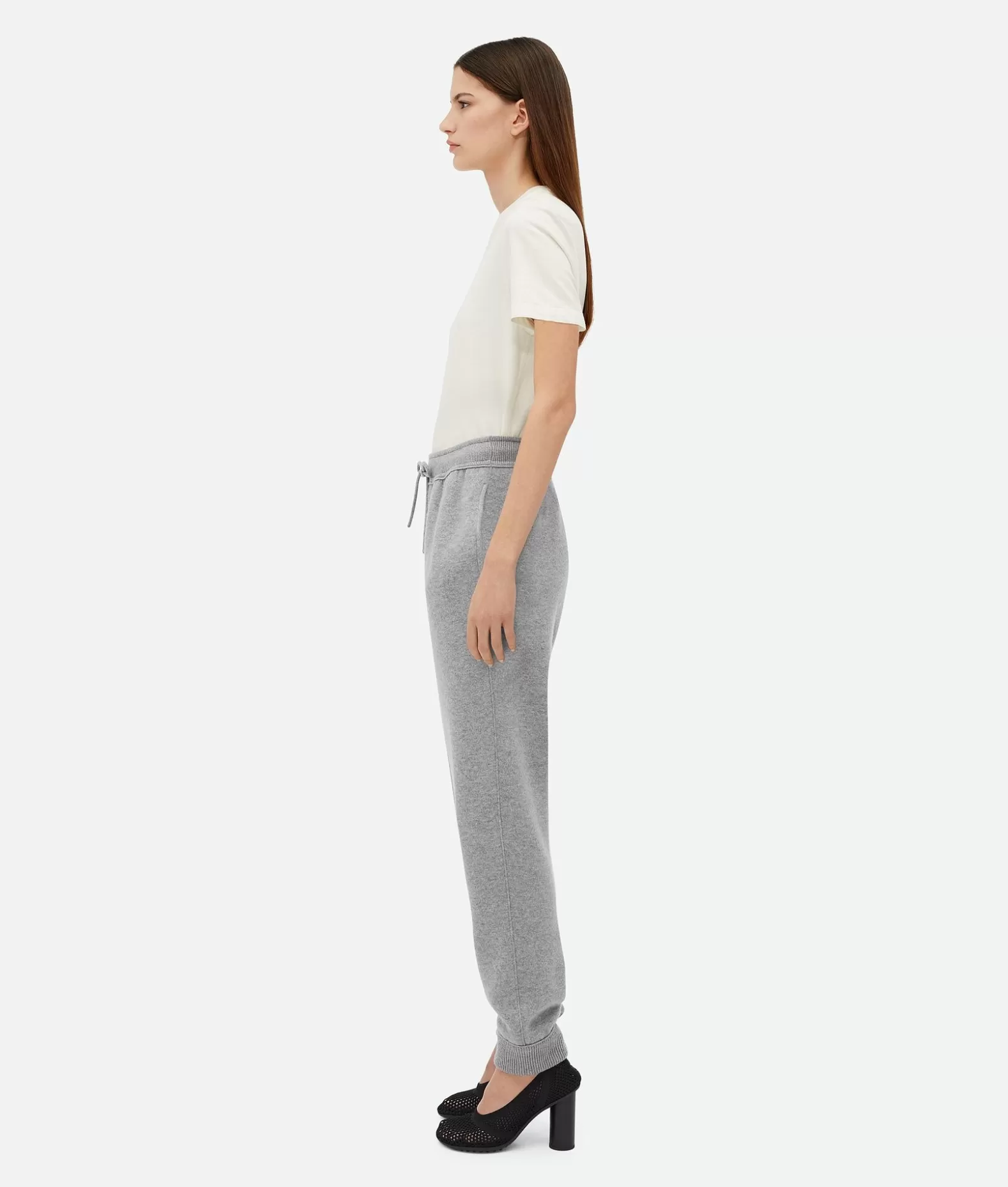 Pantaloni E Shorts^Bottega Veneta Pantaloni Jogger In Cashmere Light grey melange