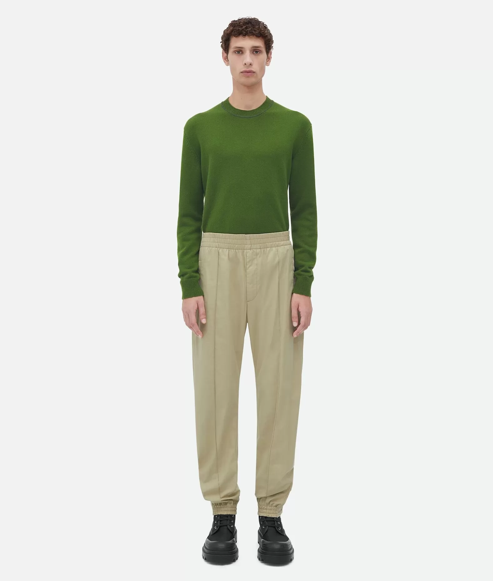 Pantaloni E Shorts^Bottega Veneta Pantaloni Jogger In Cotone Travertine