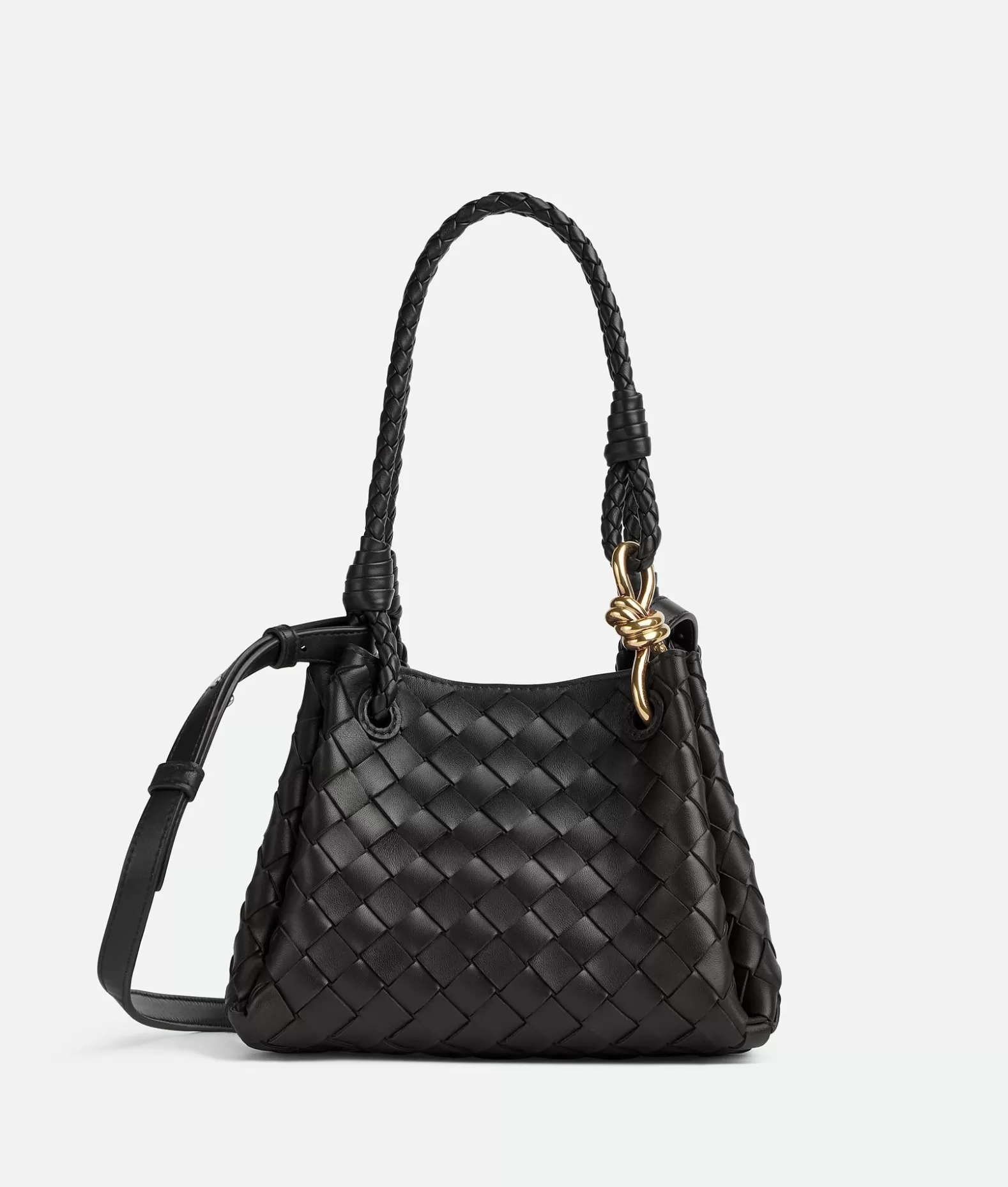 A Spalla | Shopping^Bottega Veneta Parachute Piccola Black