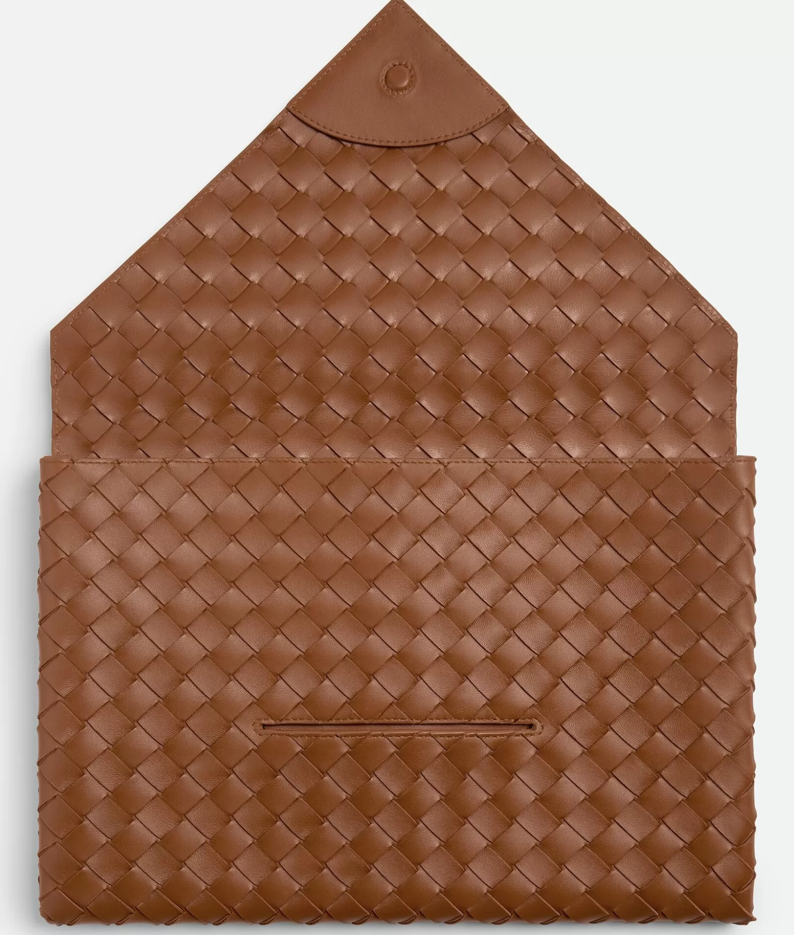 Pochettes^Bottega Veneta Pochette A Busta Origami Grande Cognac