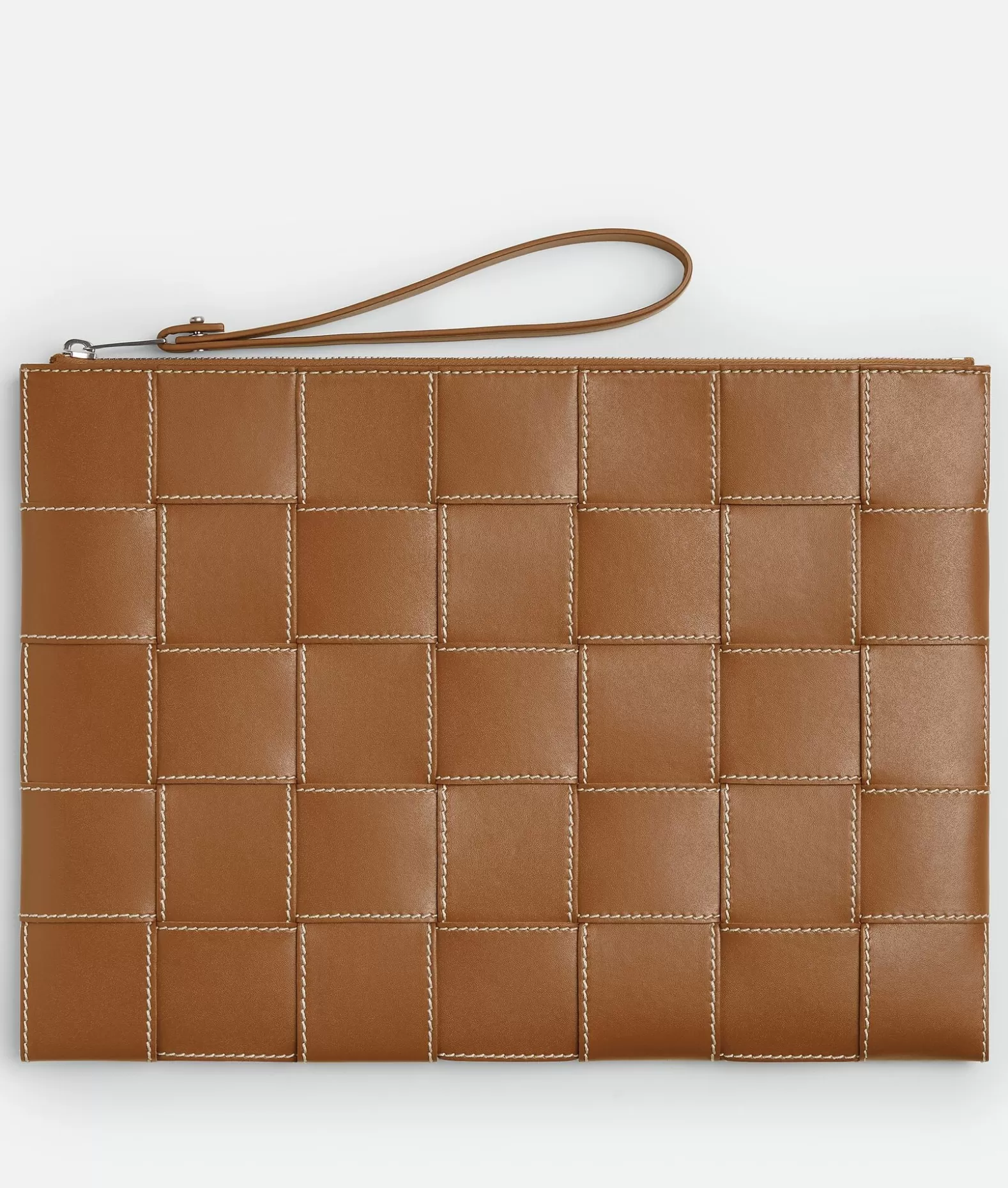 Pochettes^Bottega Veneta Pochette Cassette Grande Wood / Natural