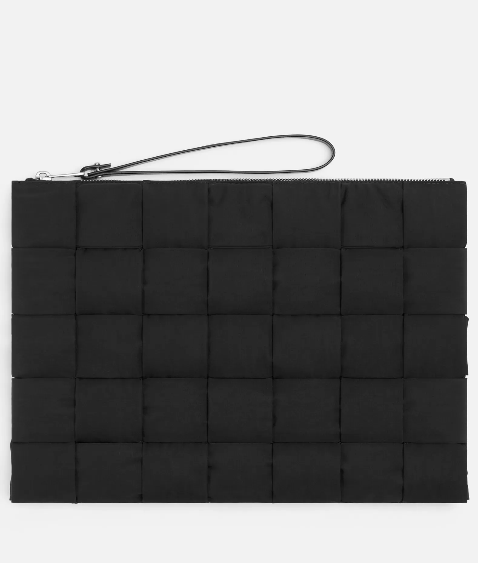 Pochettes^Bottega Veneta Pochette Piatta Cassette Grande Black