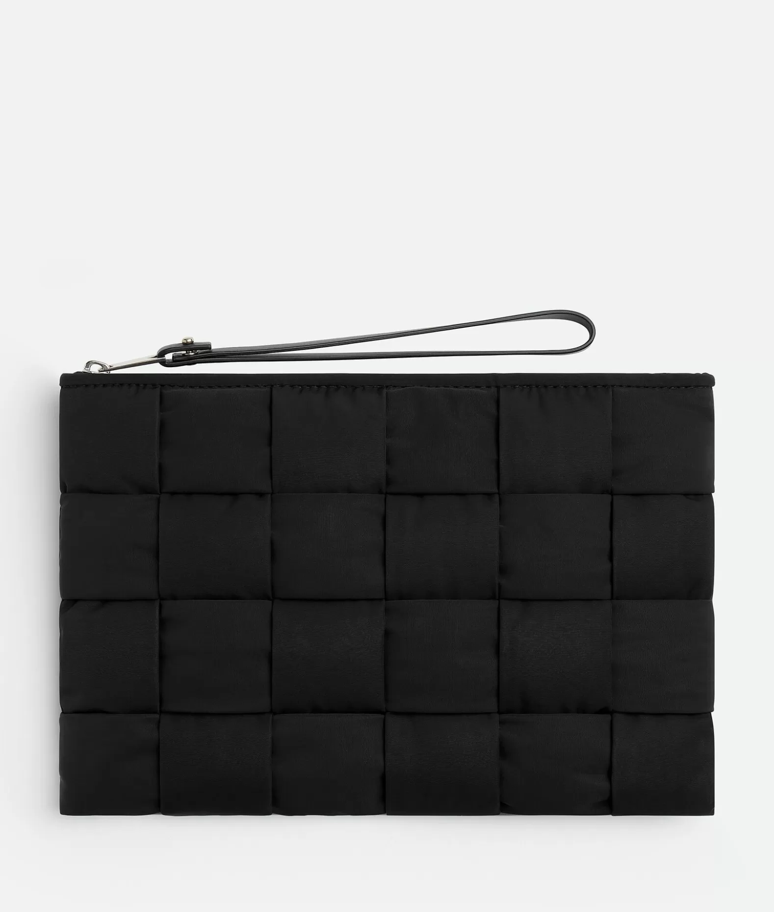 Pochettes^Bottega Veneta Pochette Piatta Cassette Piccola Black