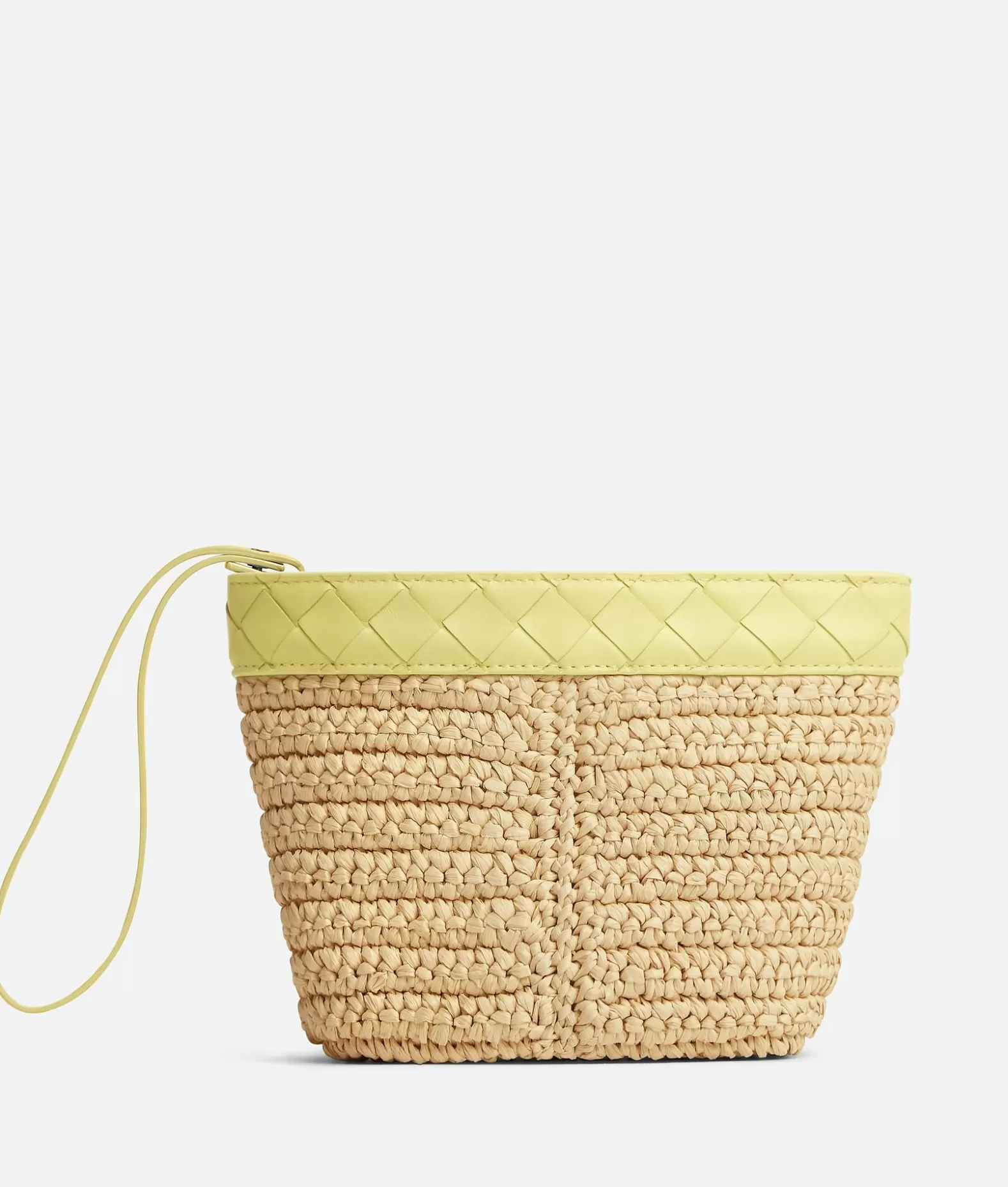 Pochette^Bottega Veneta Pochette Prisma Flip Flap Piccola Natural / Sherbert