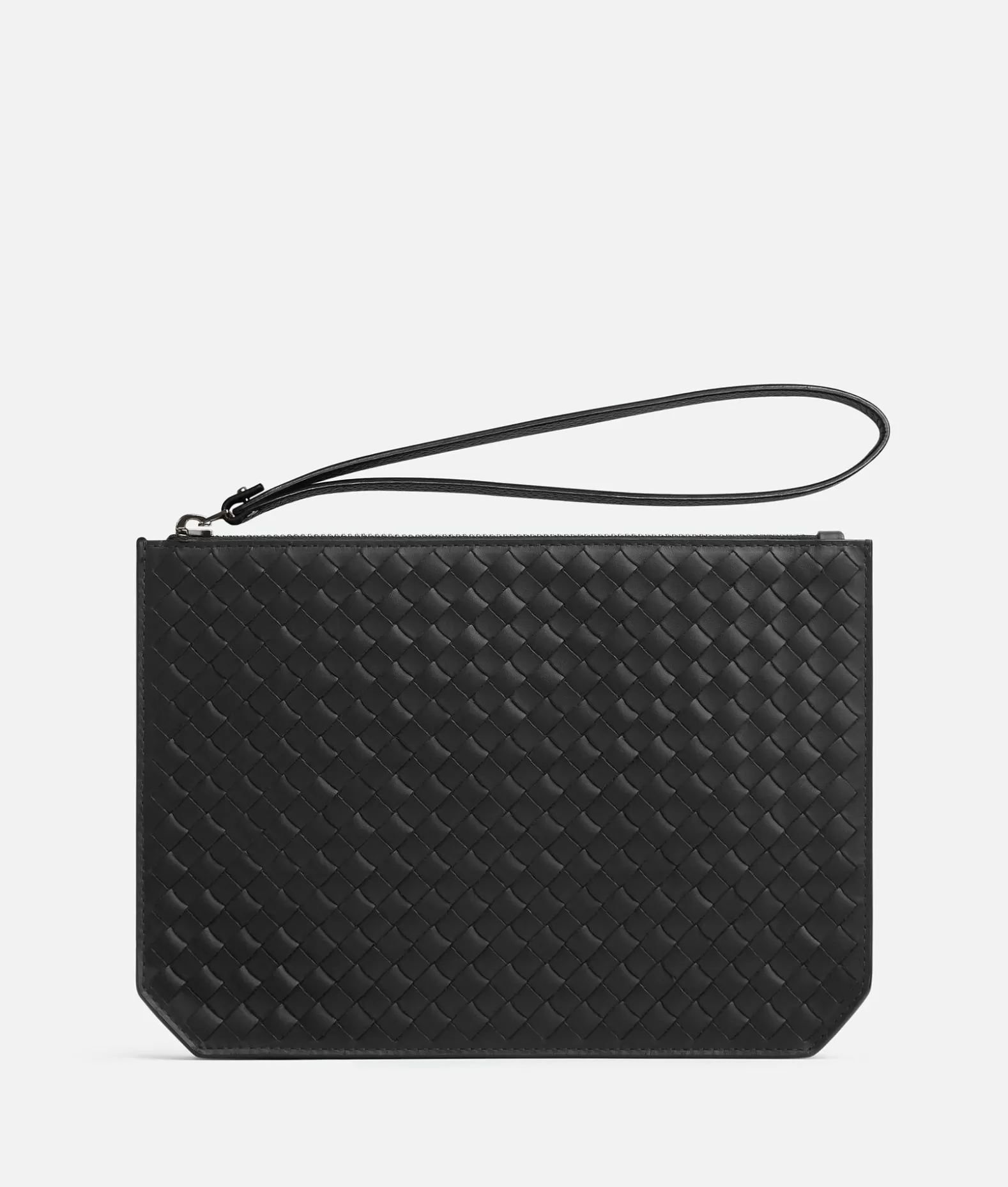 Pochettes E Accessori Da Viaggio^Bottega Veneta Pochette Standing Intrecciato Piccolo Black