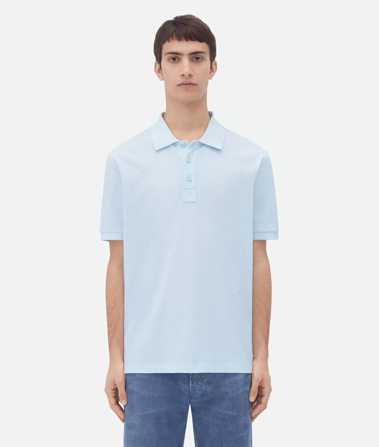 Polos^Bottega Veneta Polo In Cotone Piqué Bubble