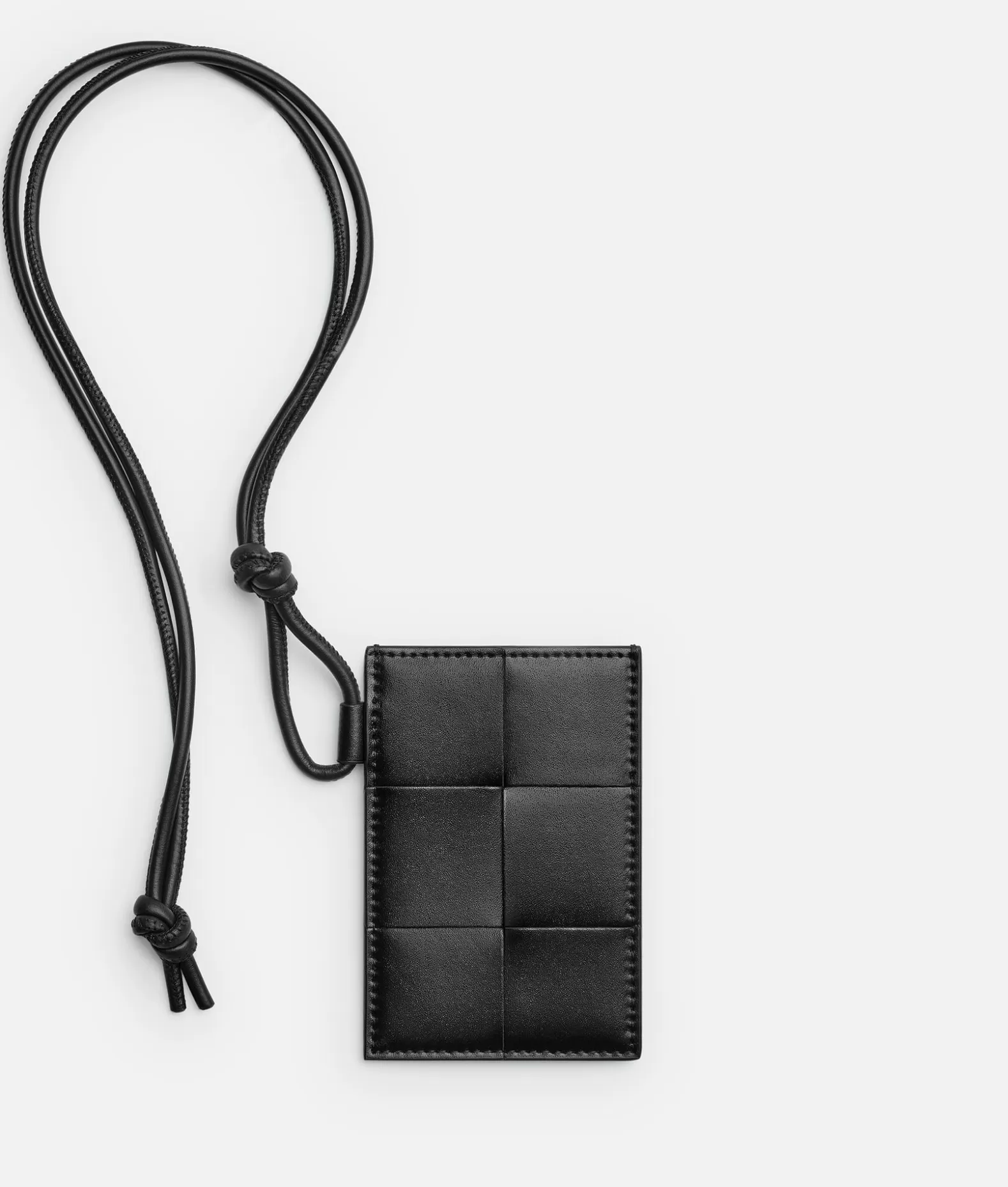 Porta Carte^Bottega Veneta Porta Carte Cassette Black/parakeet