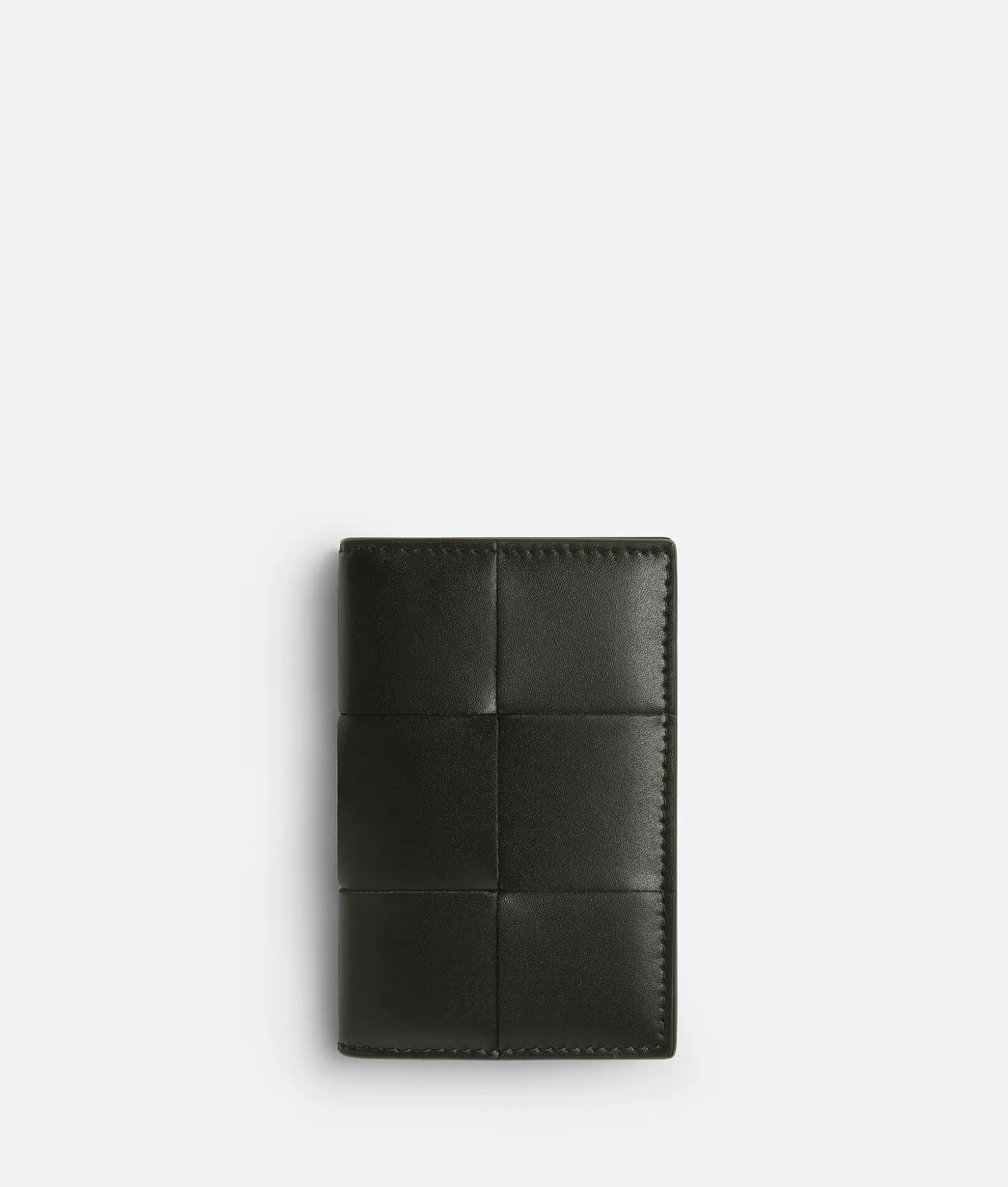 Porta Carte^Bottega Veneta Porta Carte Cassette Con Patta Dark green/agate grey