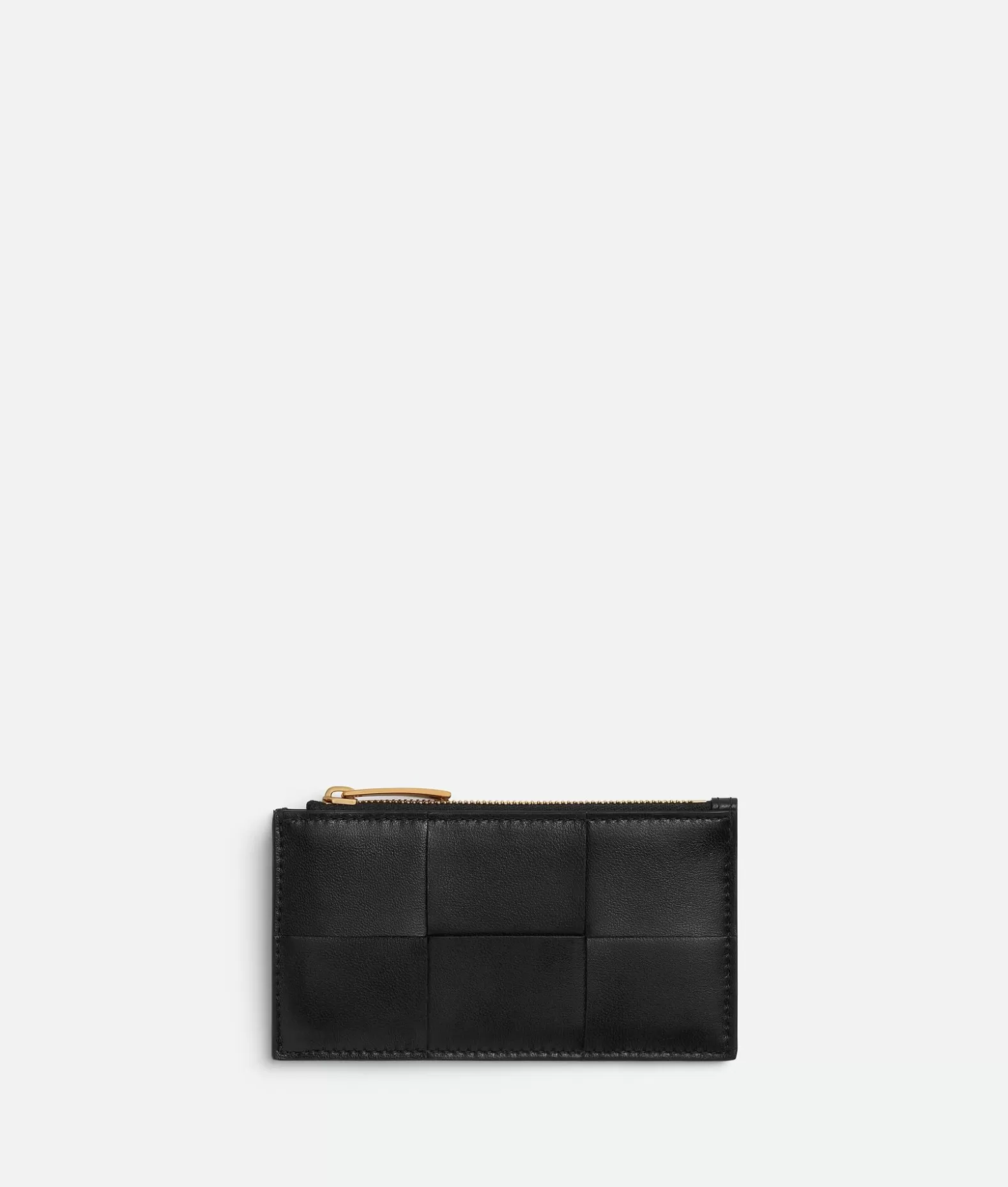 Porta Carte^Bottega Veneta Porta Carte Cassette Con Zip Black