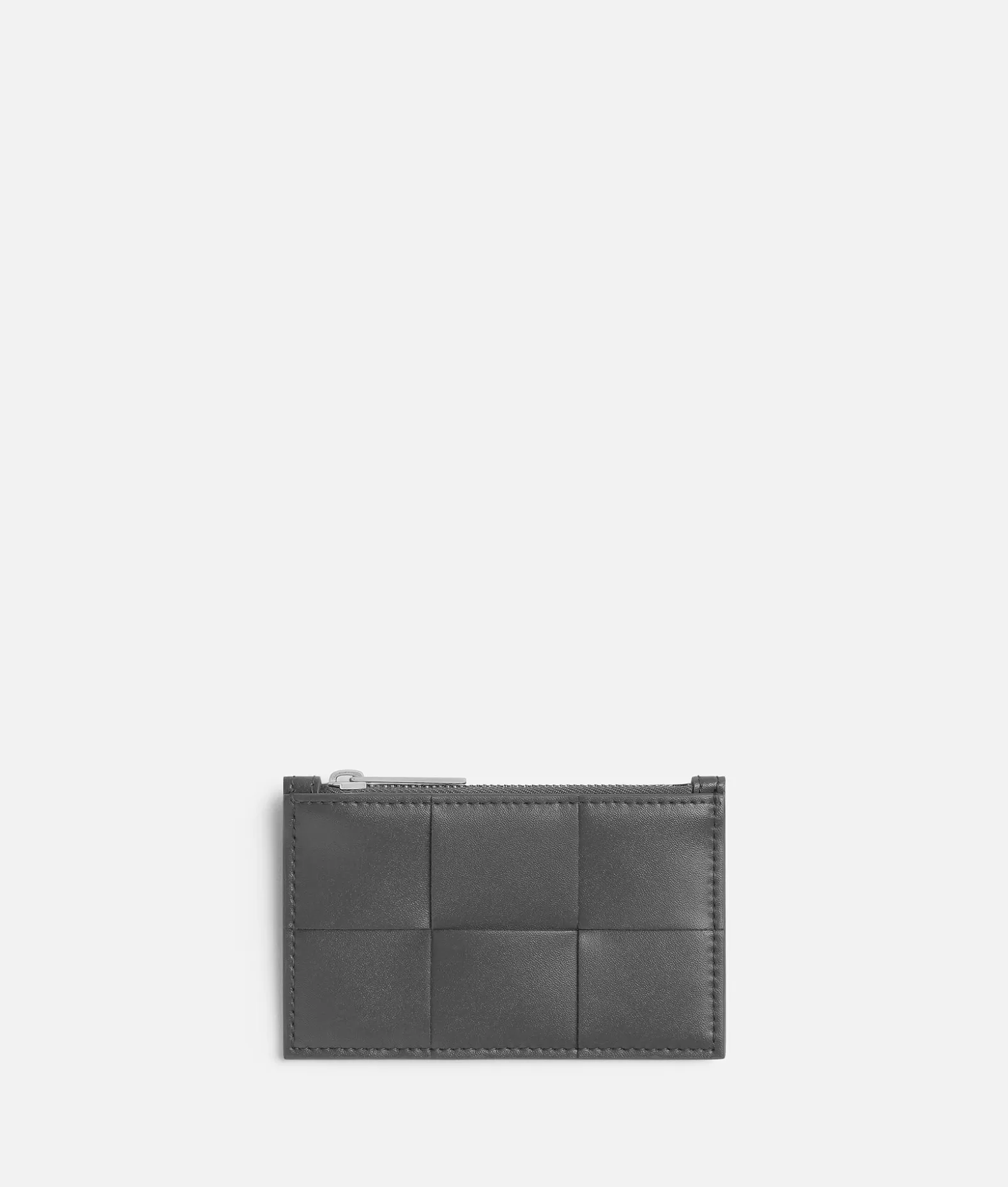 Porta Carte^Bottega Veneta Porta Carte Cassette Con Zip Light graphite/ice