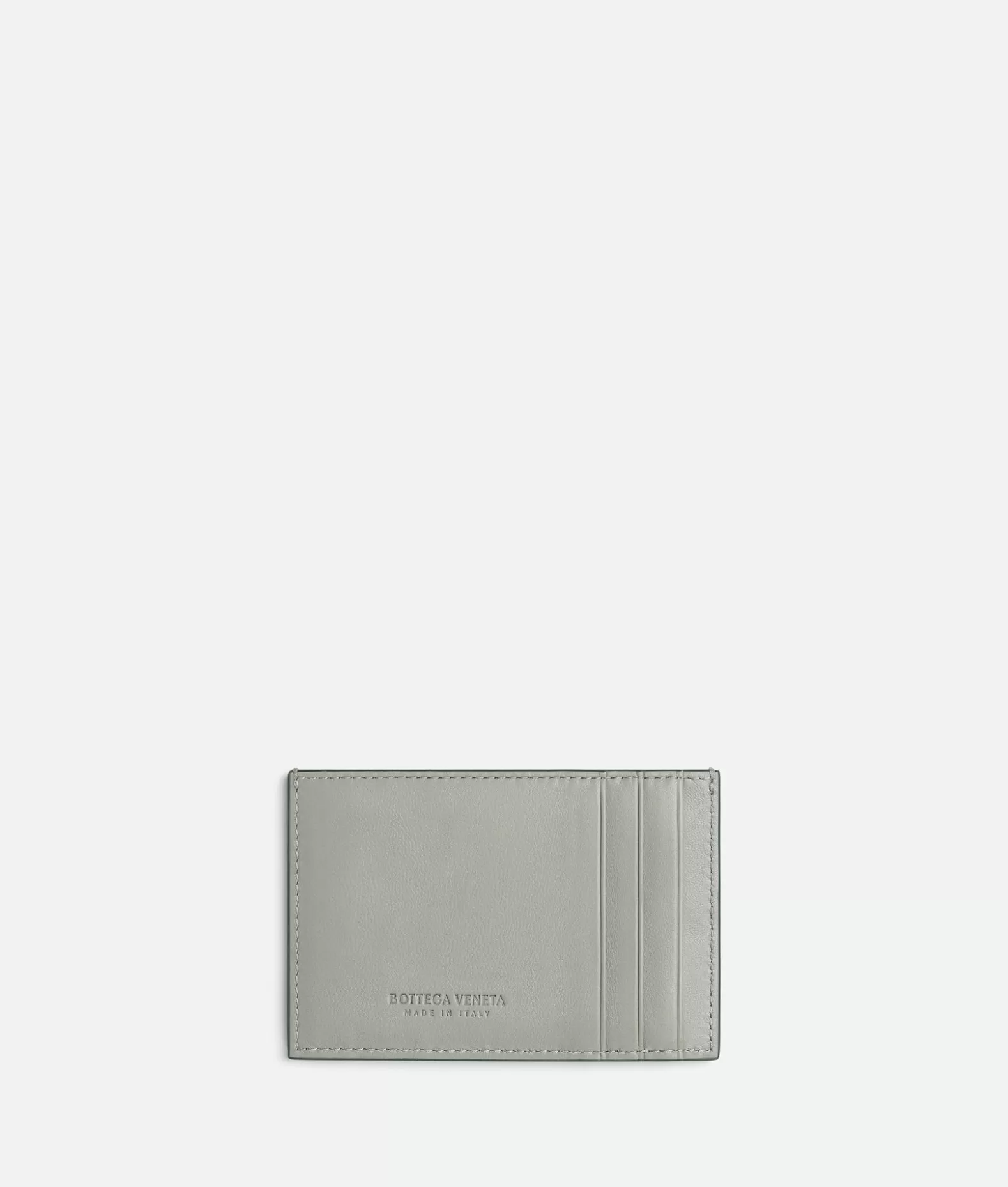 Porta Carte^Bottega Veneta Porta Carte Di Credito Cassette Agate grey / Aloe